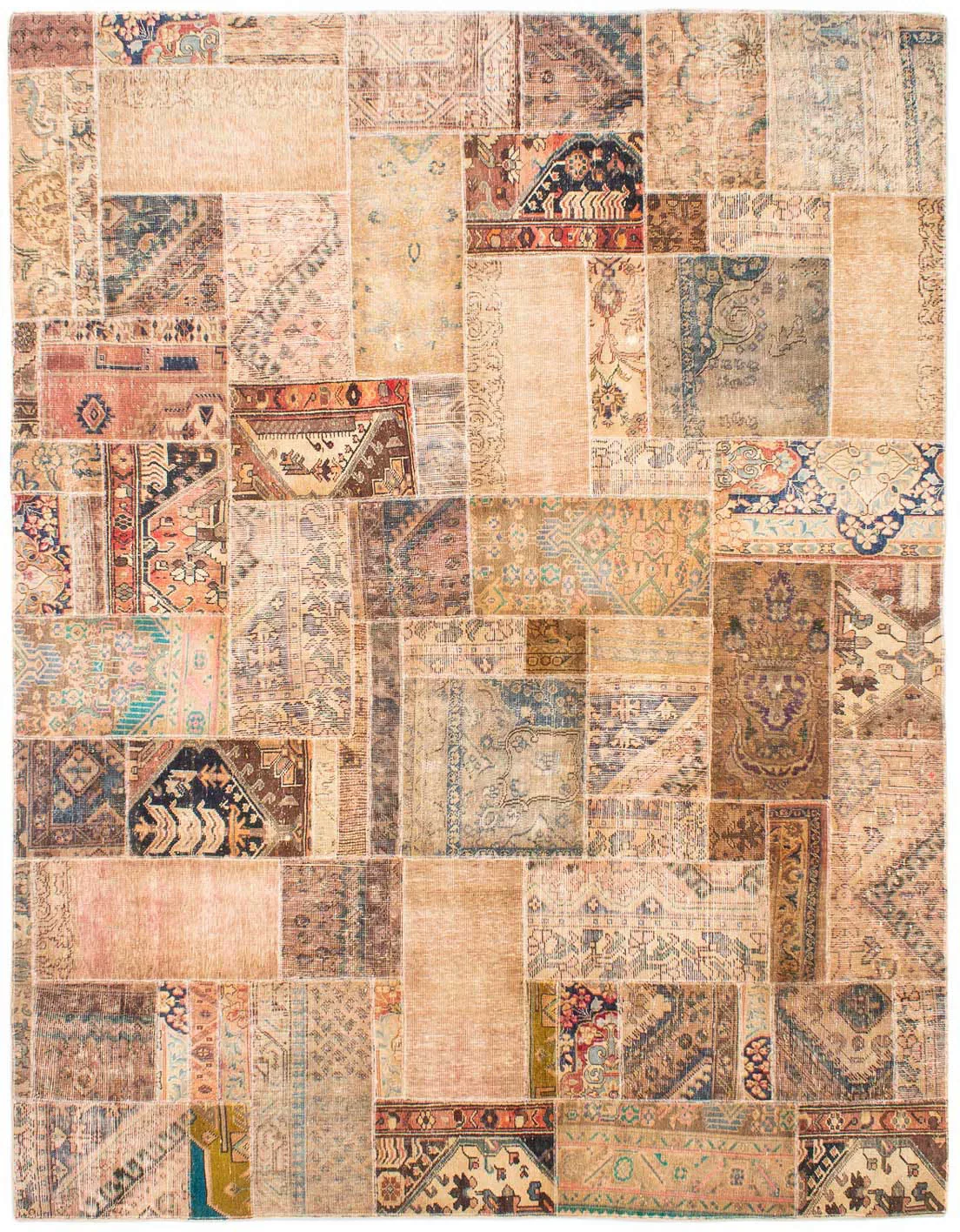 morgenland Teppich »Patchwork - 304 x 235 cm - mehrfarbig«, rechteckig, Woh günstig online kaufen