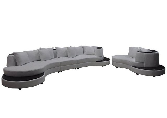 JVmoebel Sofa Luxus weiße Wohnlandschaft Polster Sofa U-Form Neu Modern, Ma günstig online kaufen