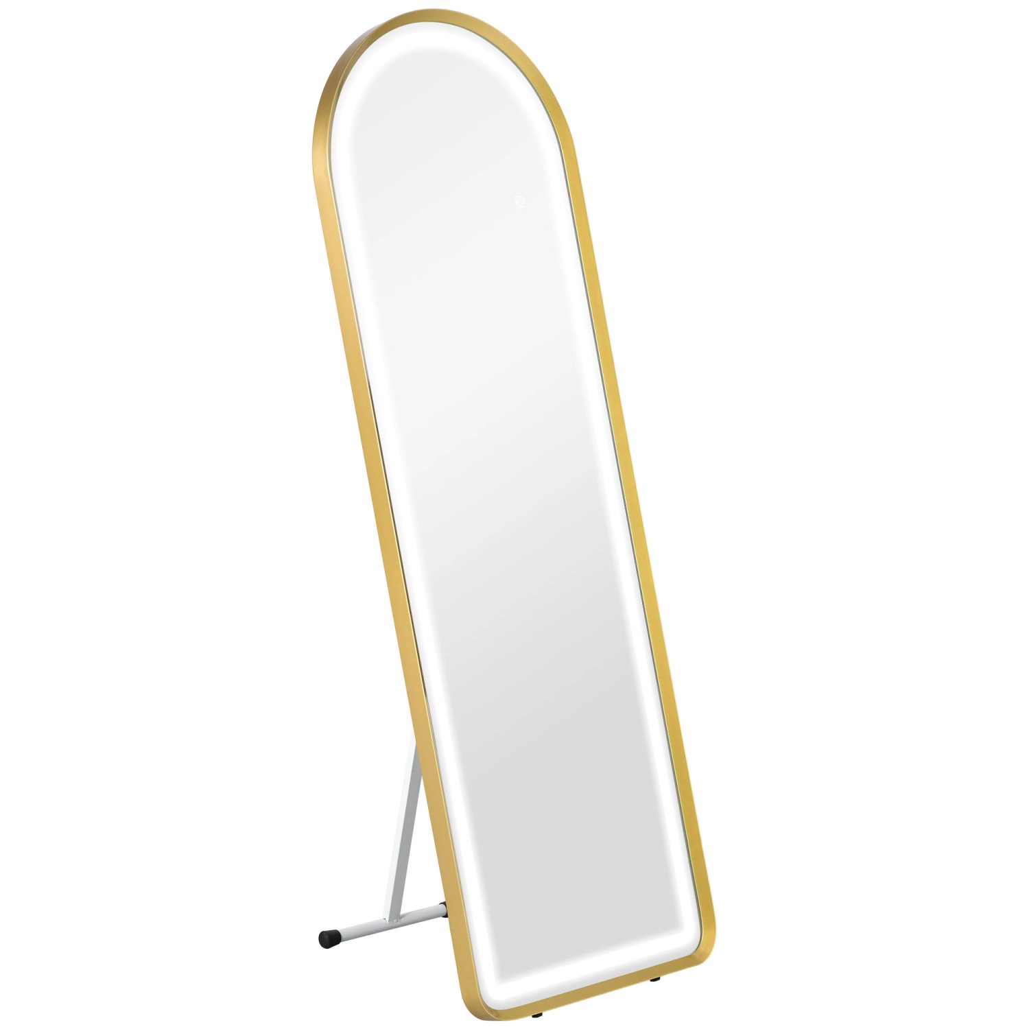 HOMCOM Standspiegel Ganzkörperspiegel mit LED-Leuchte und günstig online kaufen