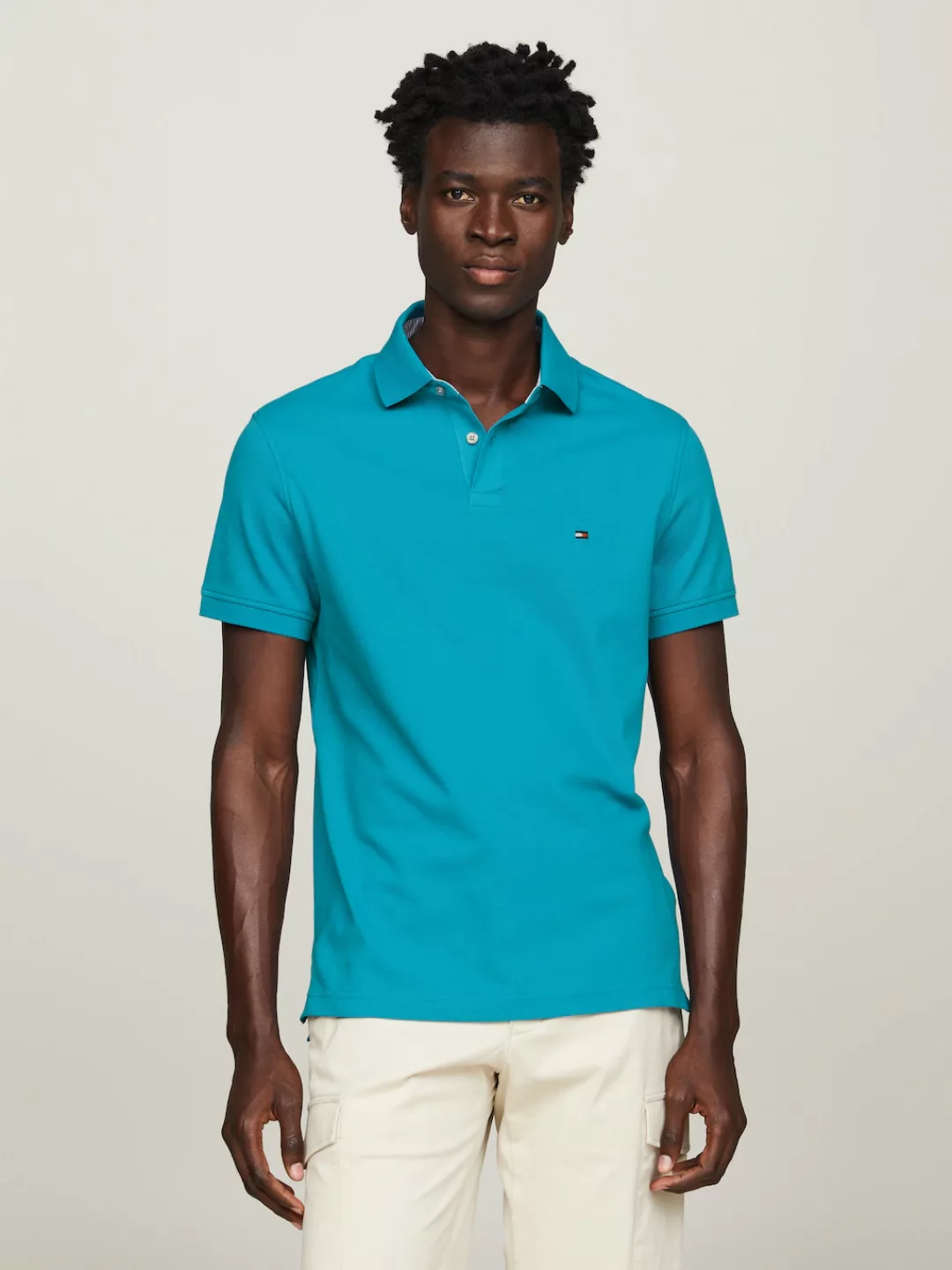 Tommy Hilfiger Poloshirt "1985 REGULAR POLO", mit Tommy Hilfiger Kontrastst günstig online kaufen