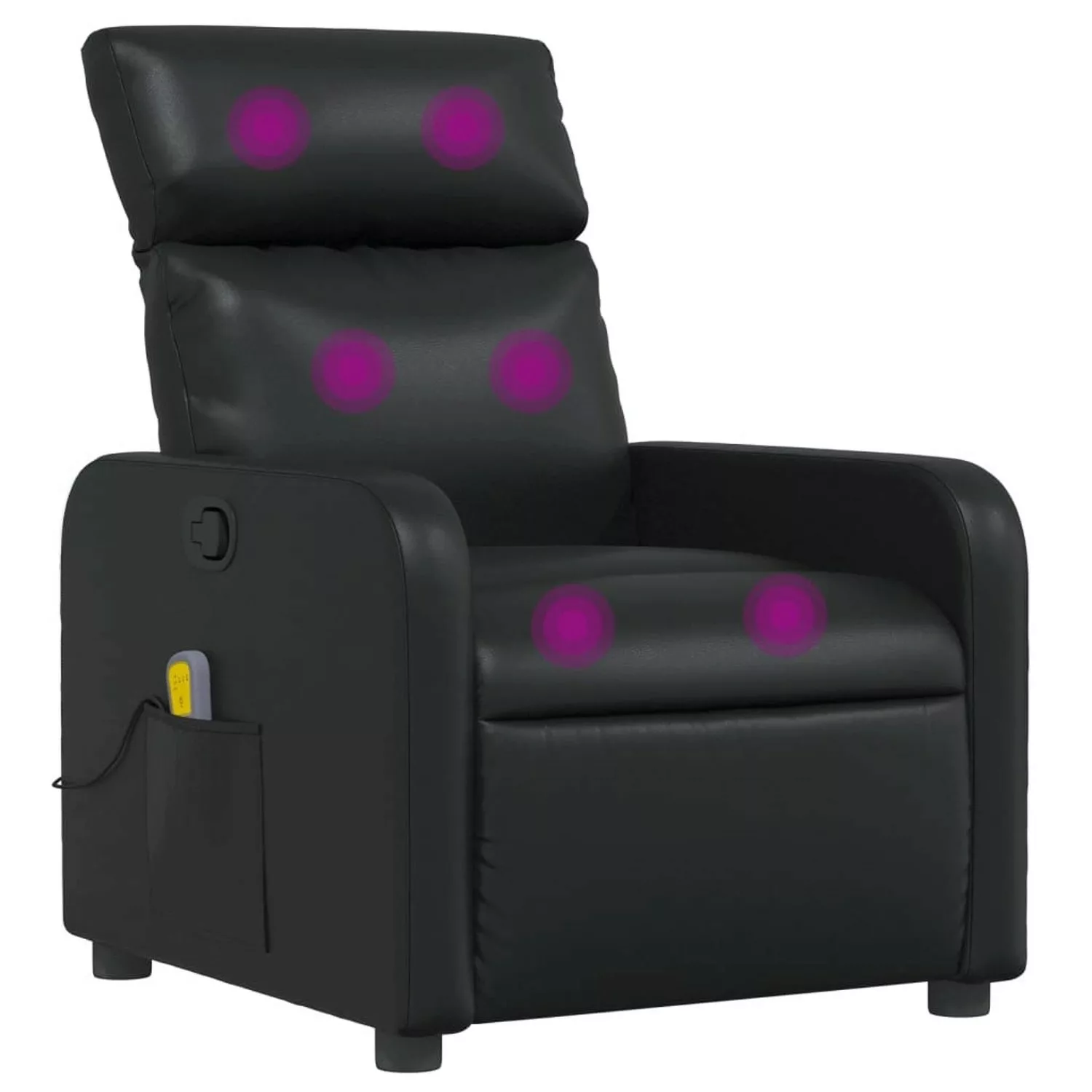 vidaXL Massagesessel Schwarz Kunstleder Modell 16 günstig online kaufen