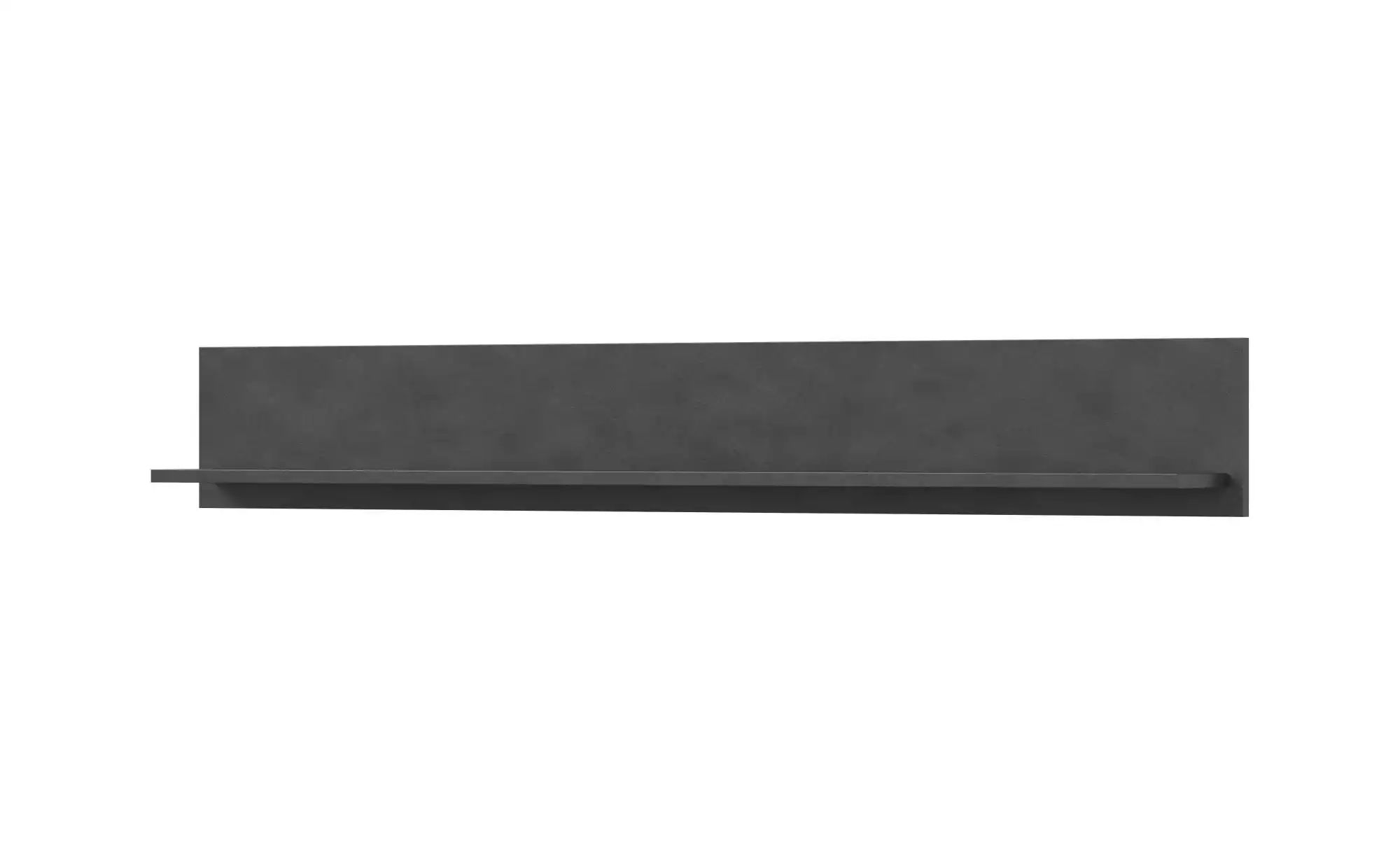 Wandboard  Bardenas ¦ schwarz ¦ Maße (cm): B: 140 H: 20 Regale > Wandboards günstig online kaufen