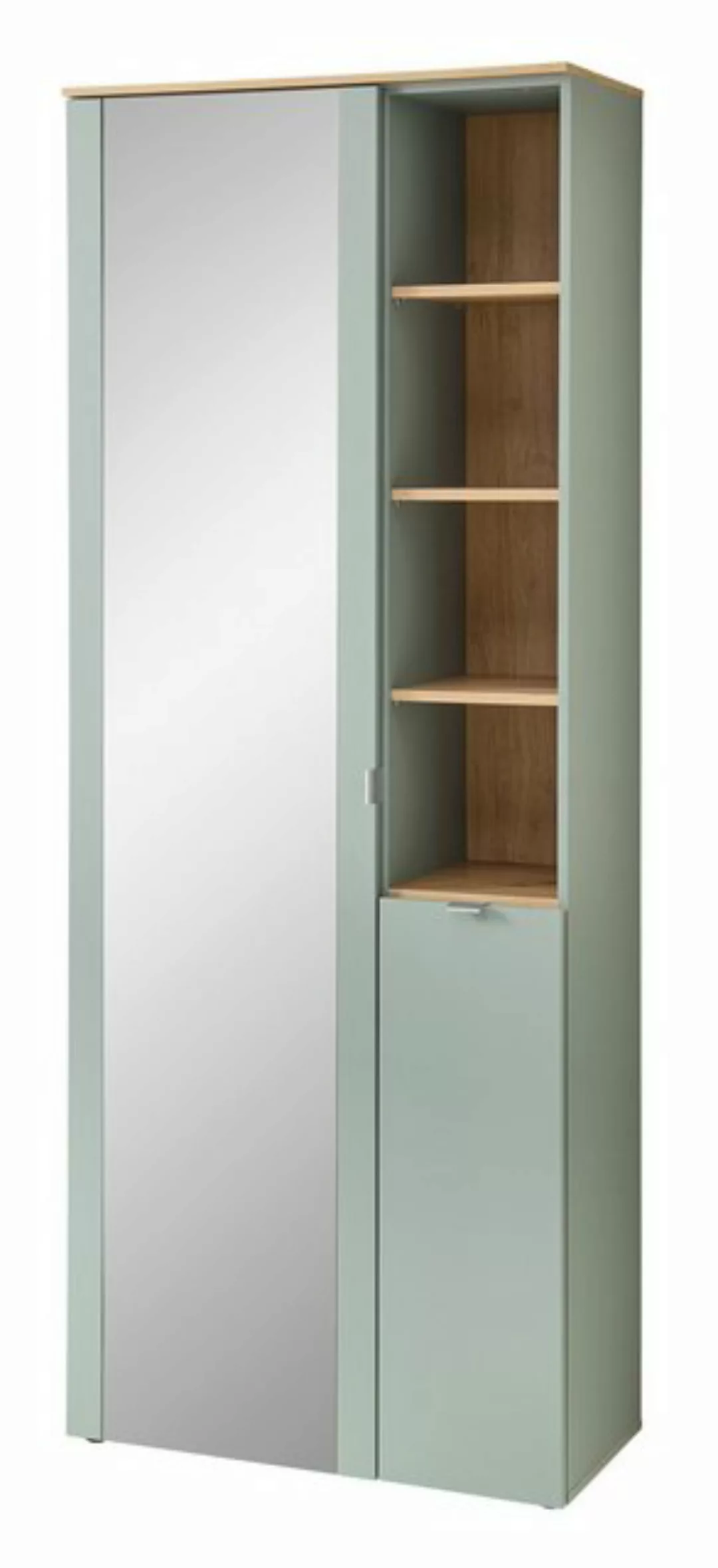 Innostyle Garderobenschrank in Schilfgrün matt - 78x202x38 (BxHxT) günstig online kaufen