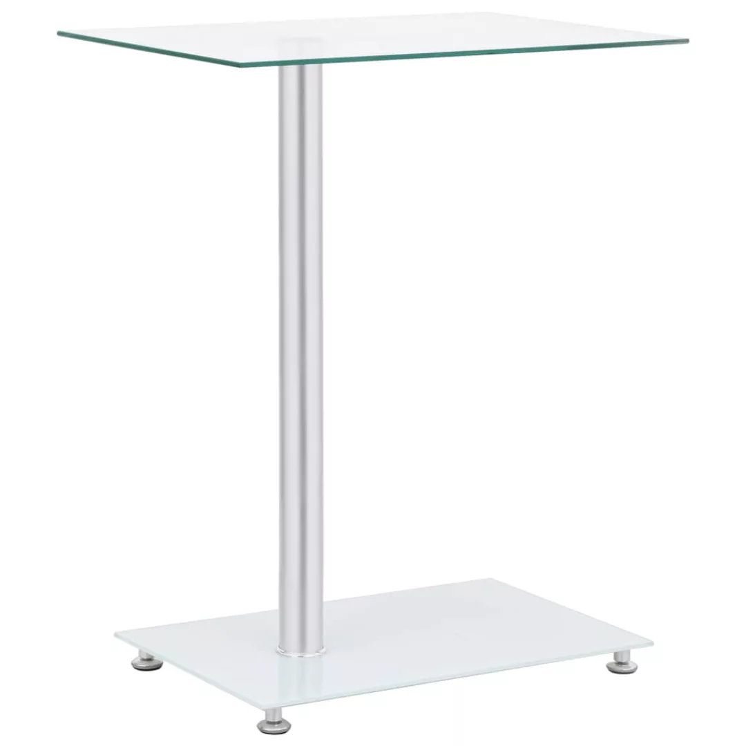 Beistelltisch U-form Transparent 45x30x58 Cm Hartglas günstig online kaufen