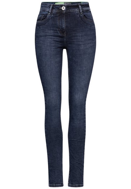 Cecil Dehnbund-Hose Style NOS DT Vicky Mid Blue günstig online kaufen