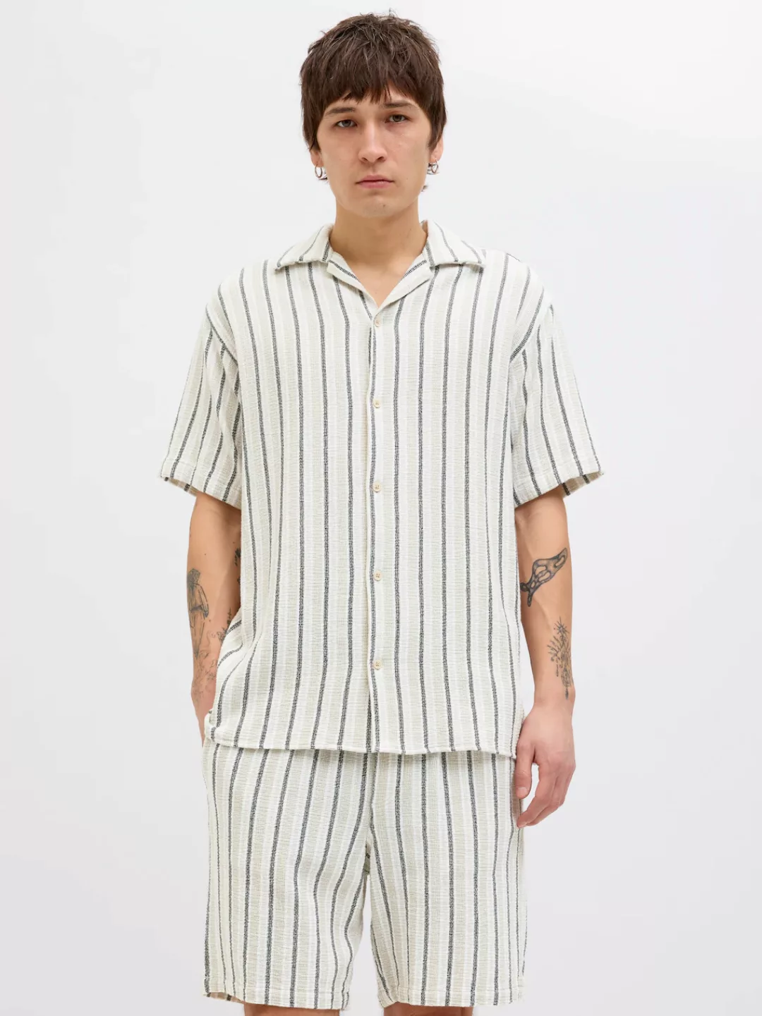 Jack & Jones Kurzarmhemd "JORCOBA STRIPE RESORT SHIRT SS SN" günstig online kaufen