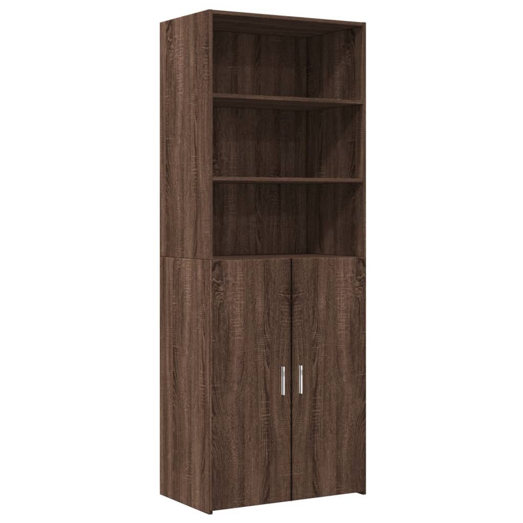 vidaXL Highboard Highboard Braun Eichen-Optik 70x42,5x185 günstig online kaufen