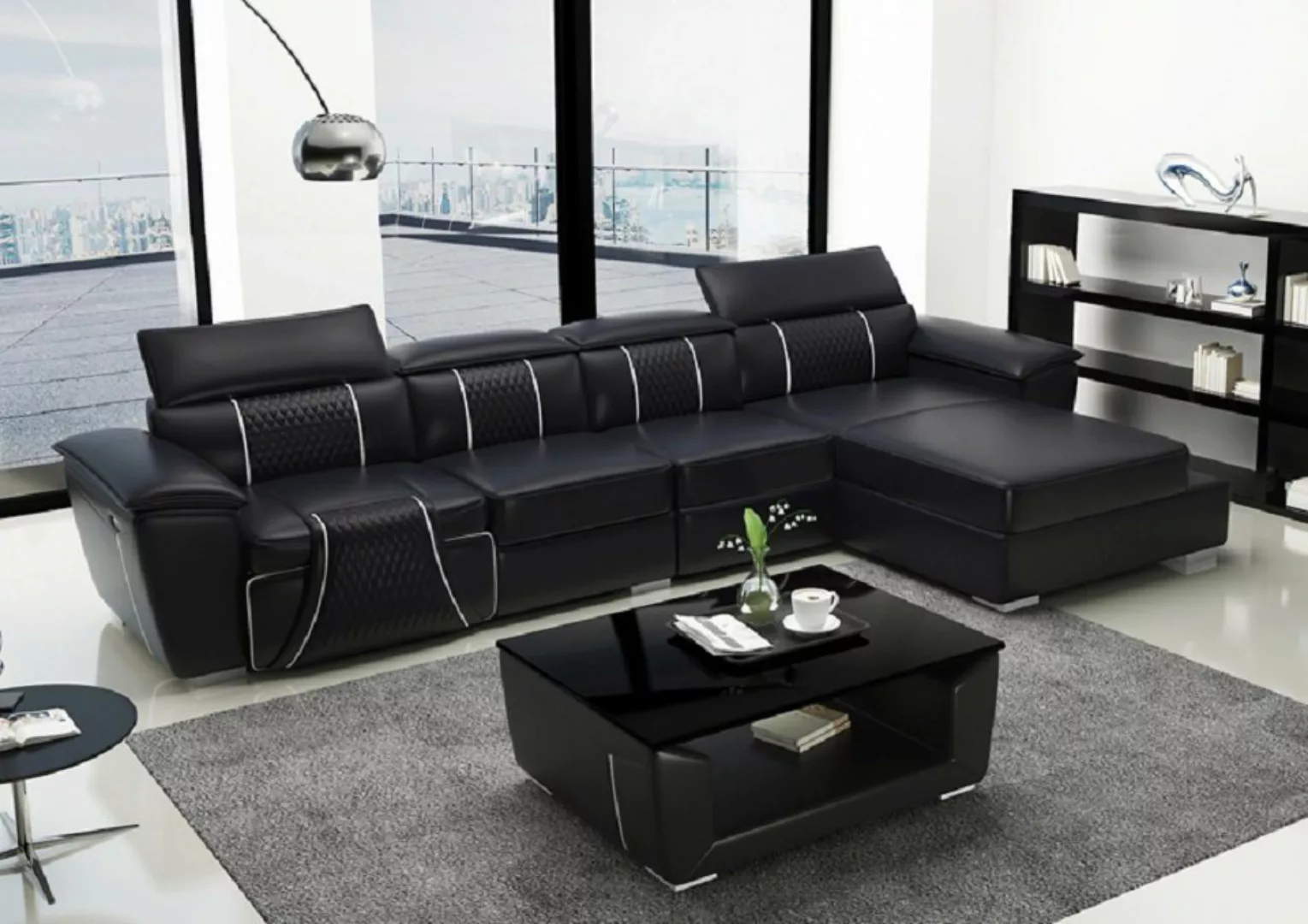 JVmoebel Ecksofa Eck Stoff Ecksofa L Form Sofa Couch Design Couch, Made in günstig online kaufen