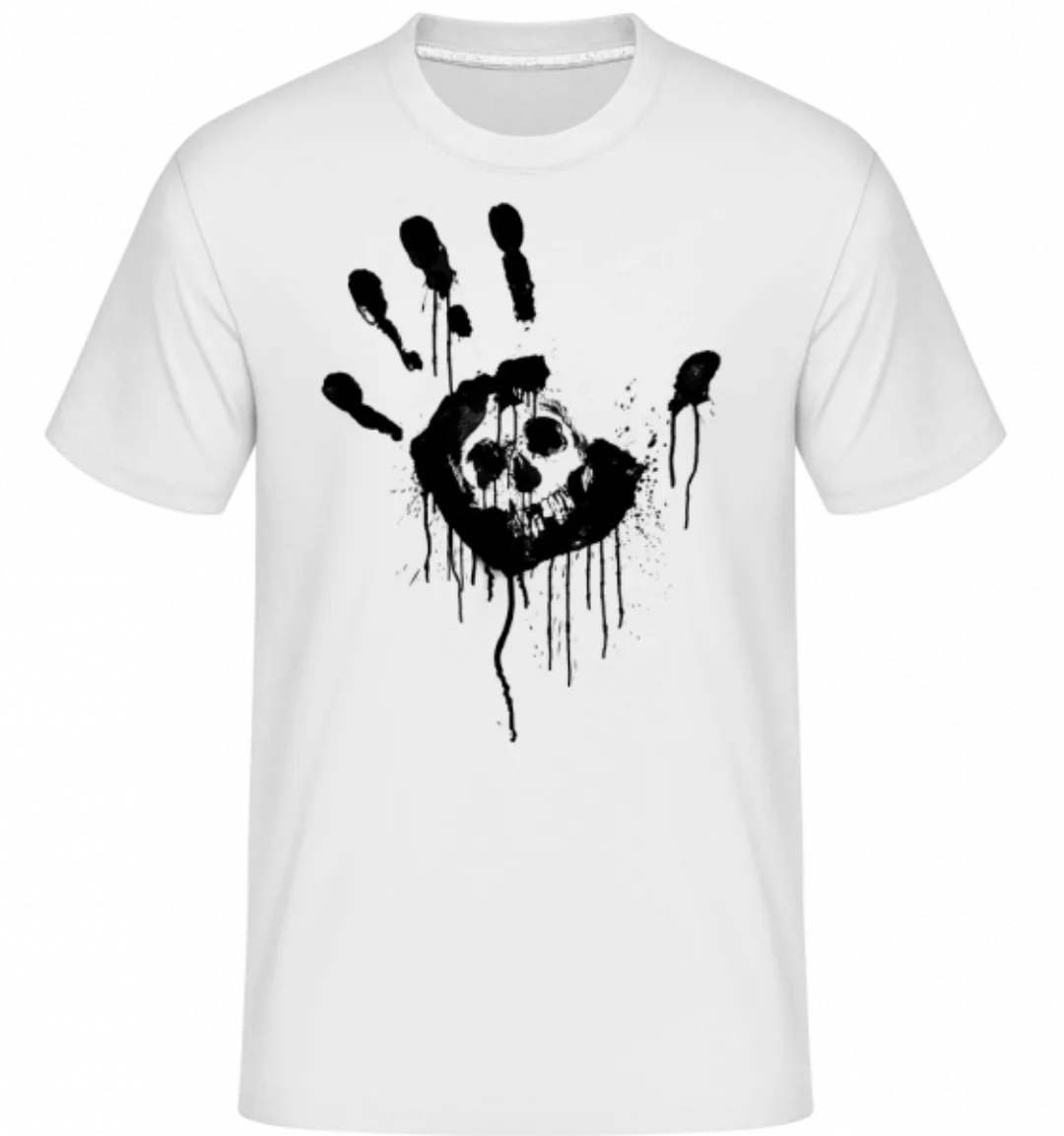 Totenkopf Schwarze Hand · Shirtinator Männer T-Shirt günstig online kaufen