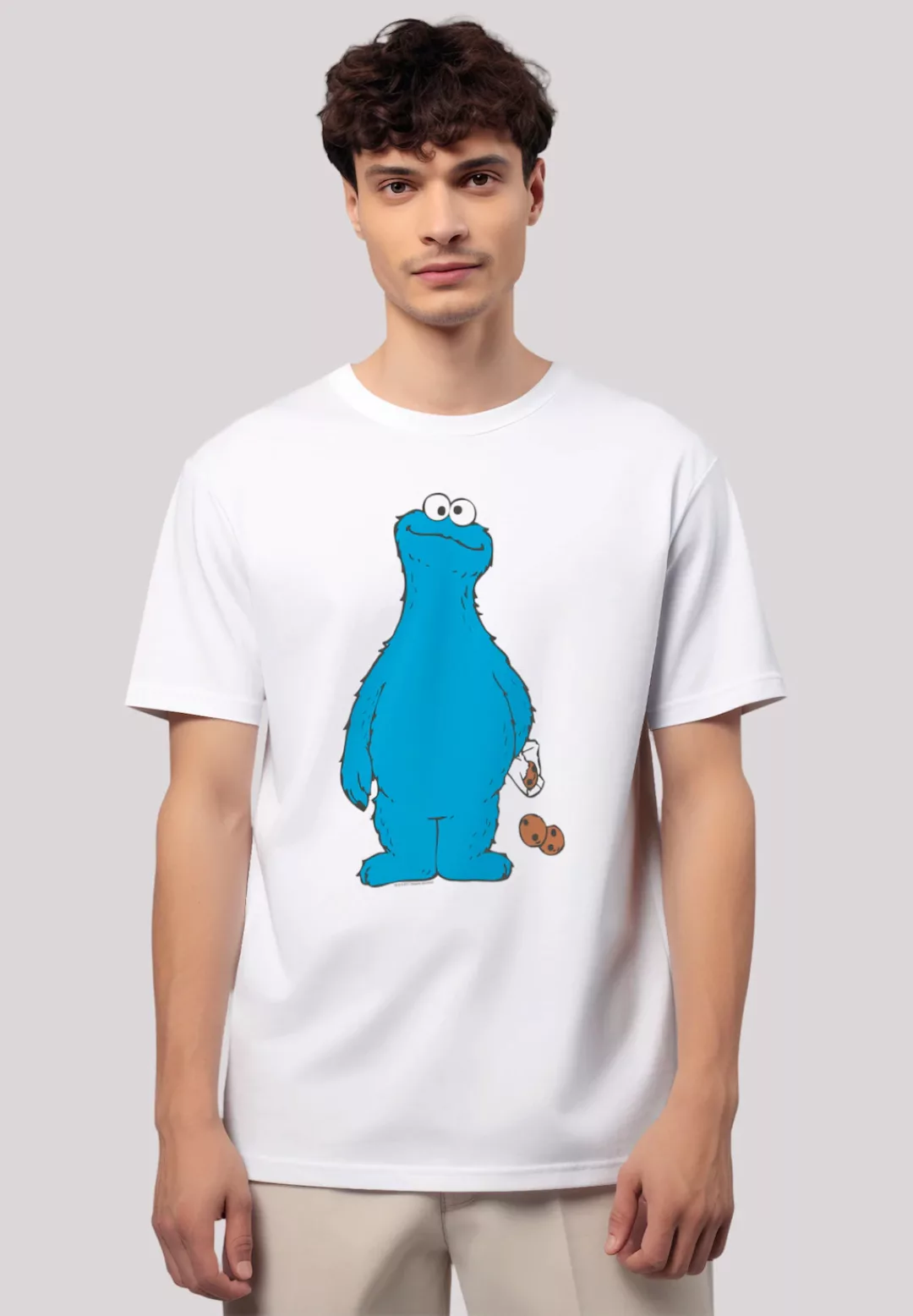 F4NT4STIC T-Shirt "Sesamstraße Cookie Thief", Premium Qualität günstig online kaufen