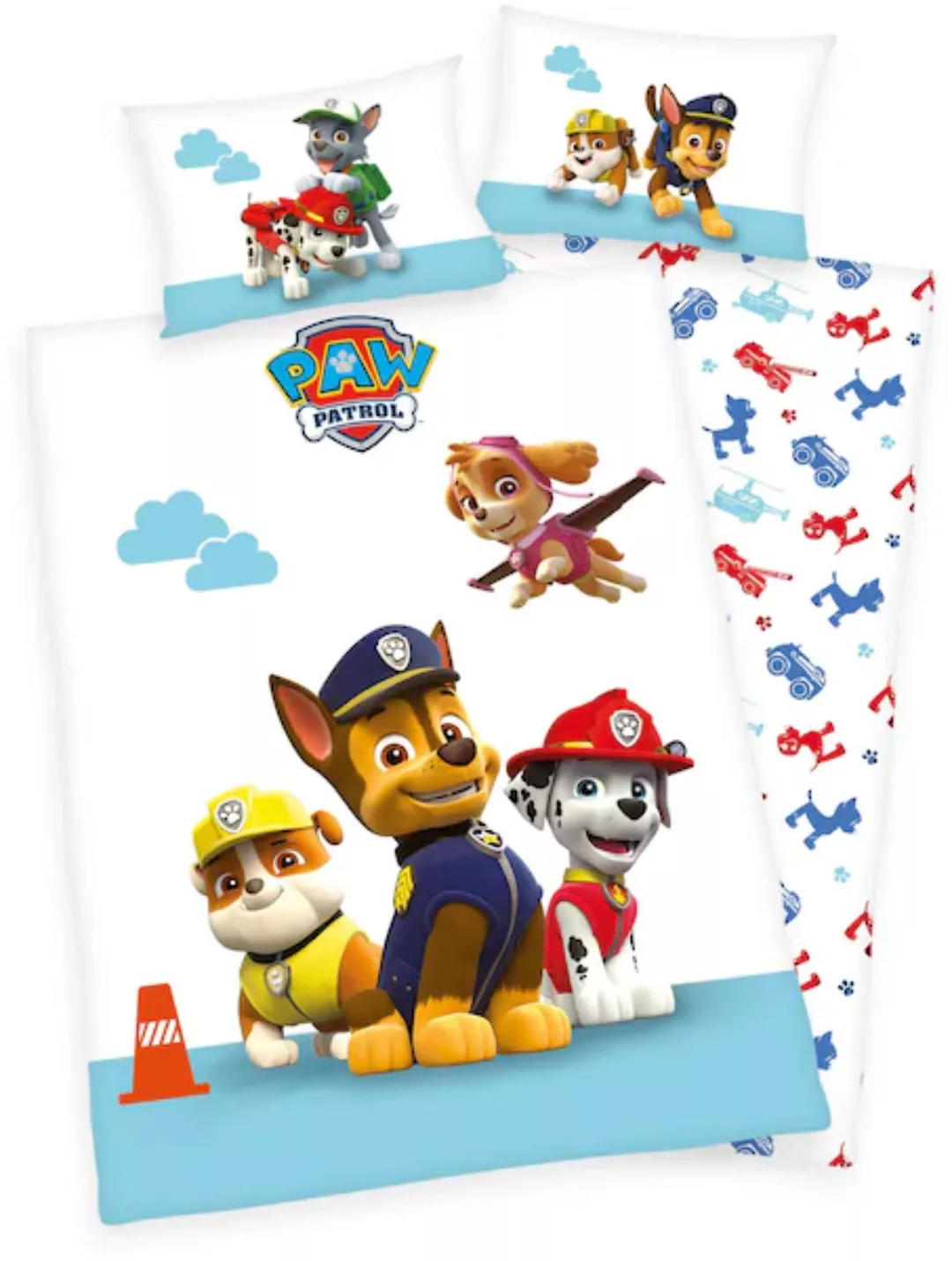 PAW PATROL Kinderbettwäsche »Dogs«, mit Hunden günstig online kaufen