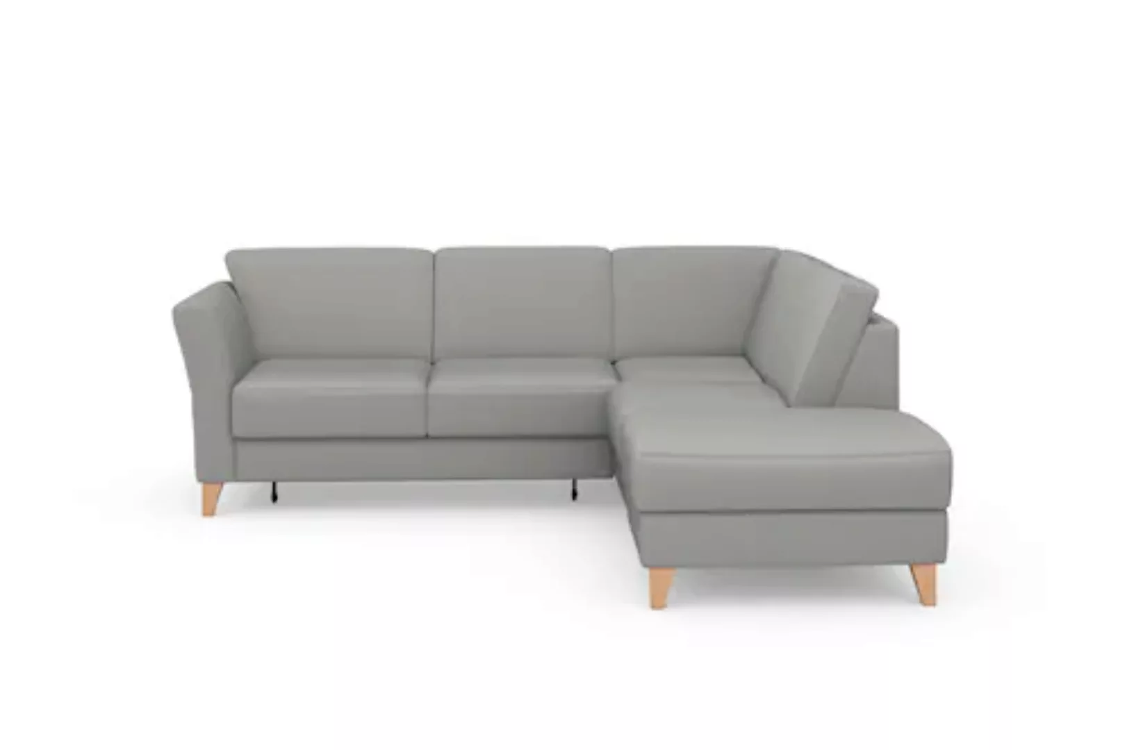 sit&more Ecksofa "Visby L-Form", Wahlweise mit Bettfunktion und Stauraum, f günstig online kaufen