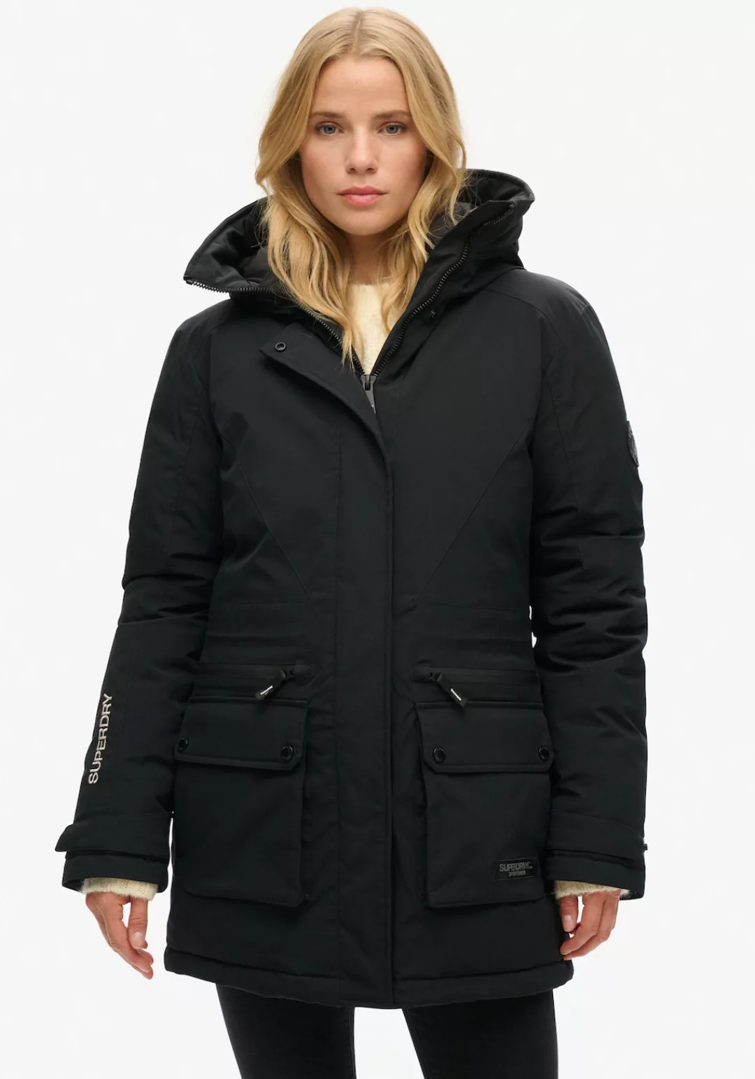 Superdry Steppjacke "CITY PADDED PARKA JACKET", mit Kapuze günstig online kaufen