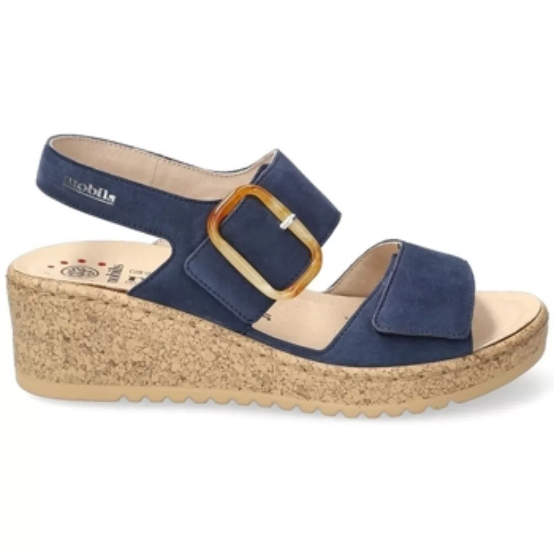 Mobils  Sandalen Sandaletten NASMA VELCALF PREMIUM 1220G MIDNIGHT BLUE günstig online kaufen