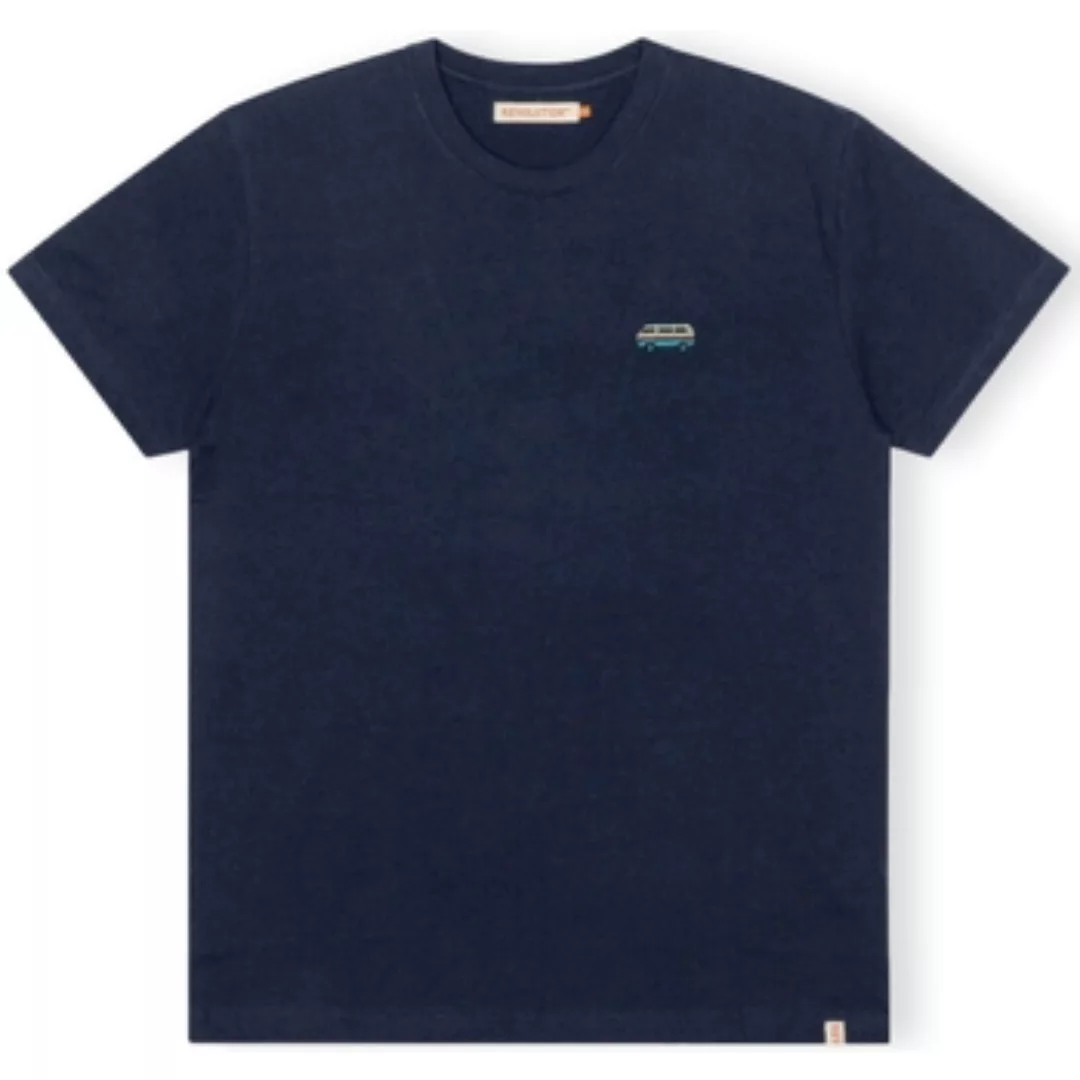 Revolution  T-Shirts & Poloshirts T-Shirt Regular 1342 BUS - Navy/Melange günstig online kaufen