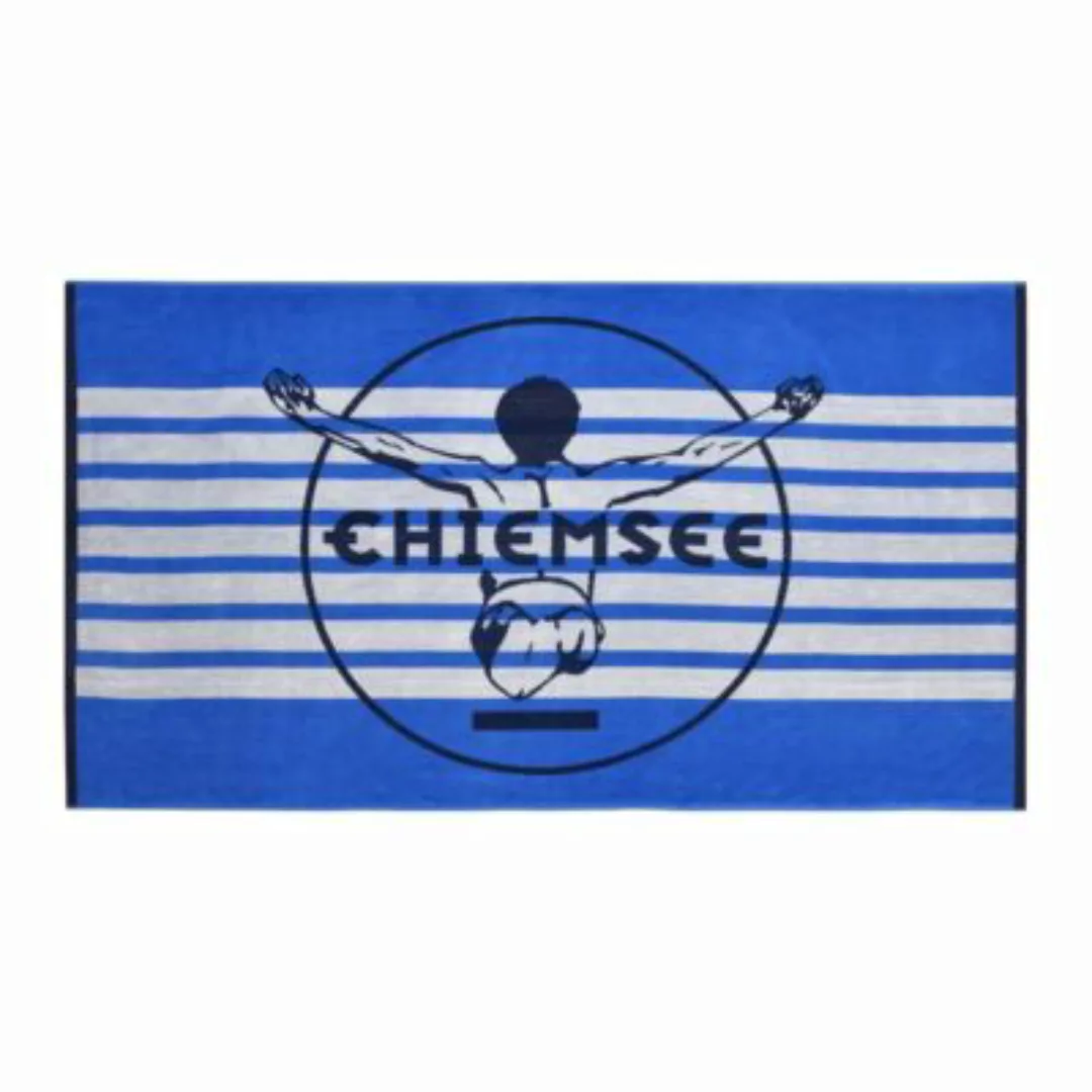 CHIEMSEE Strandlaken Panama blau/weiß Gr. 100 x 180 günstig online kaufen