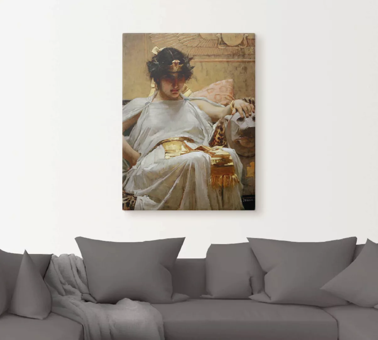Artland Leinwandbild »Kleopatra«, Menschen, (1 St.), auf Keilrahmen gespann günstig online kaufen