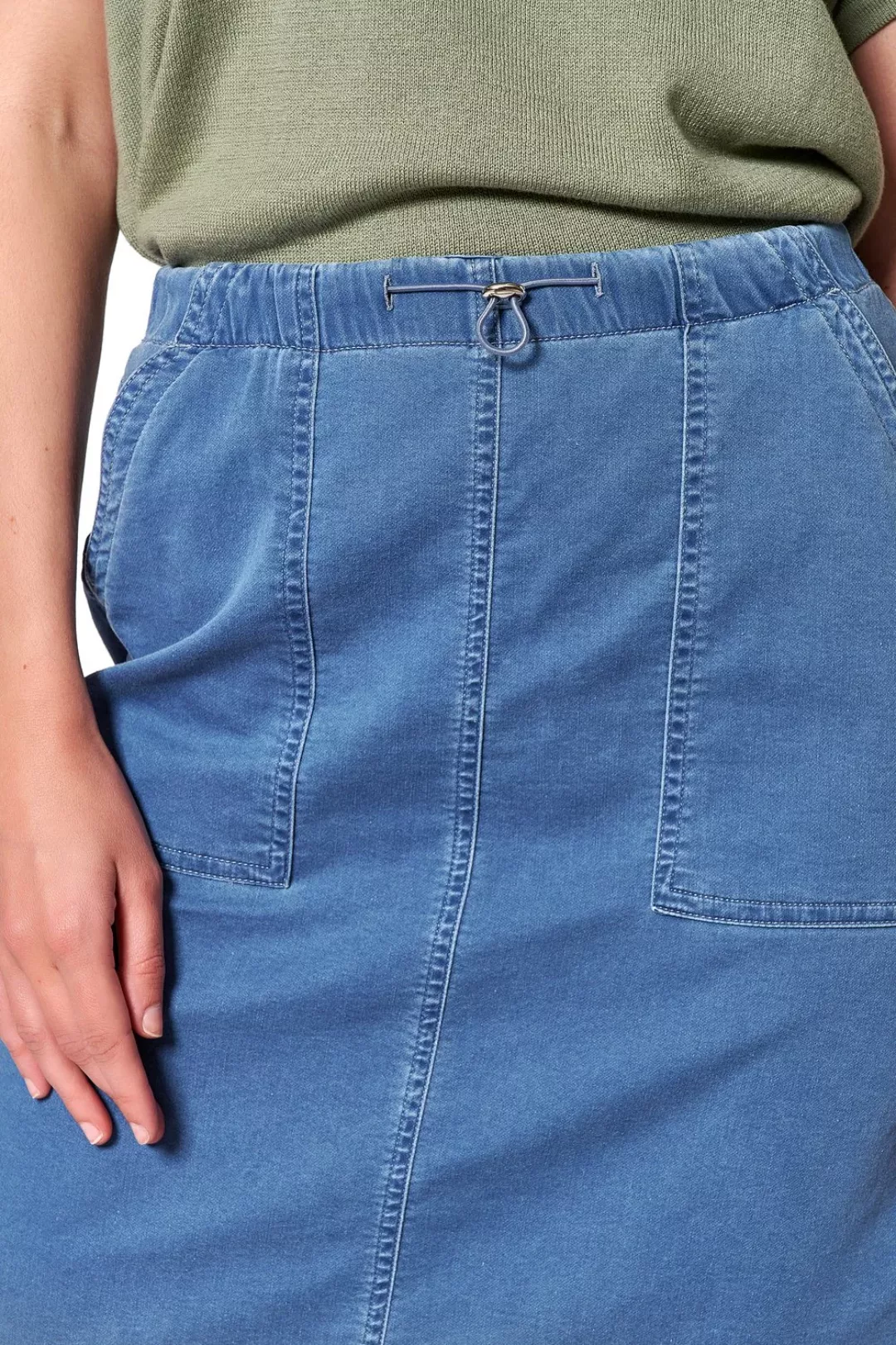 TONI Jeansrock Sue mit elastischem Taillenbund günstig online kaufen