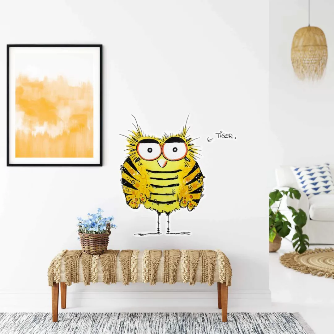 Wall-Art Wandtattoo »Lebensfreude Tiger Ente Vogel«, (1 St.), selbstklebend günstig online kaufen