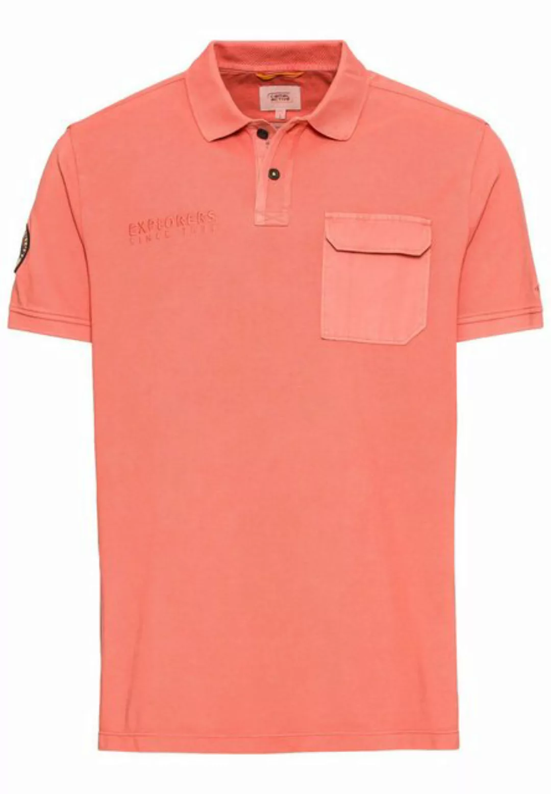 camel active Poloshirt im Garment-Dye-Look günstig online kaufen