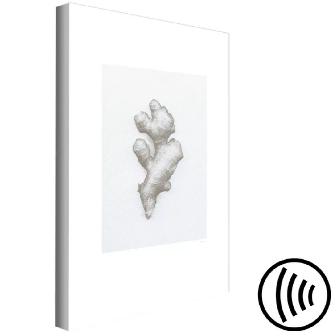 Leinwandbild Ingwerformen – ein kunstvolles Foto der Ingwerwurzel in der Cy günstig online kaufen