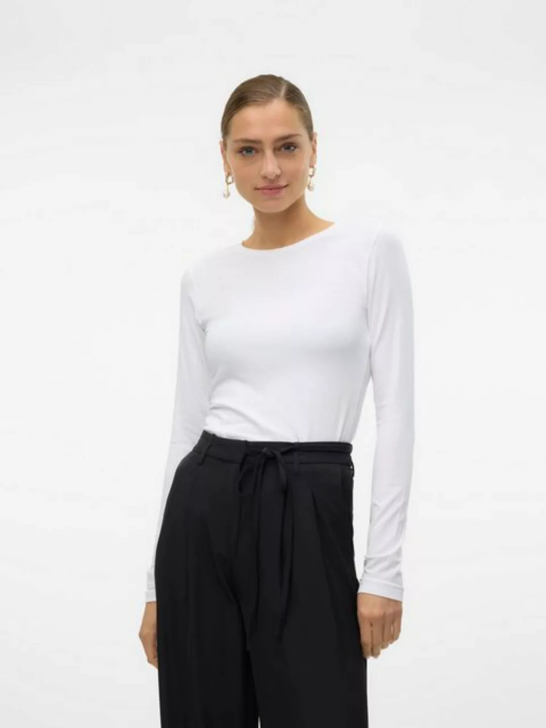 Vero Moda Langarmshirt VMLULU LS O-NECK TOP JRS GA NOOS günstig online kaufen