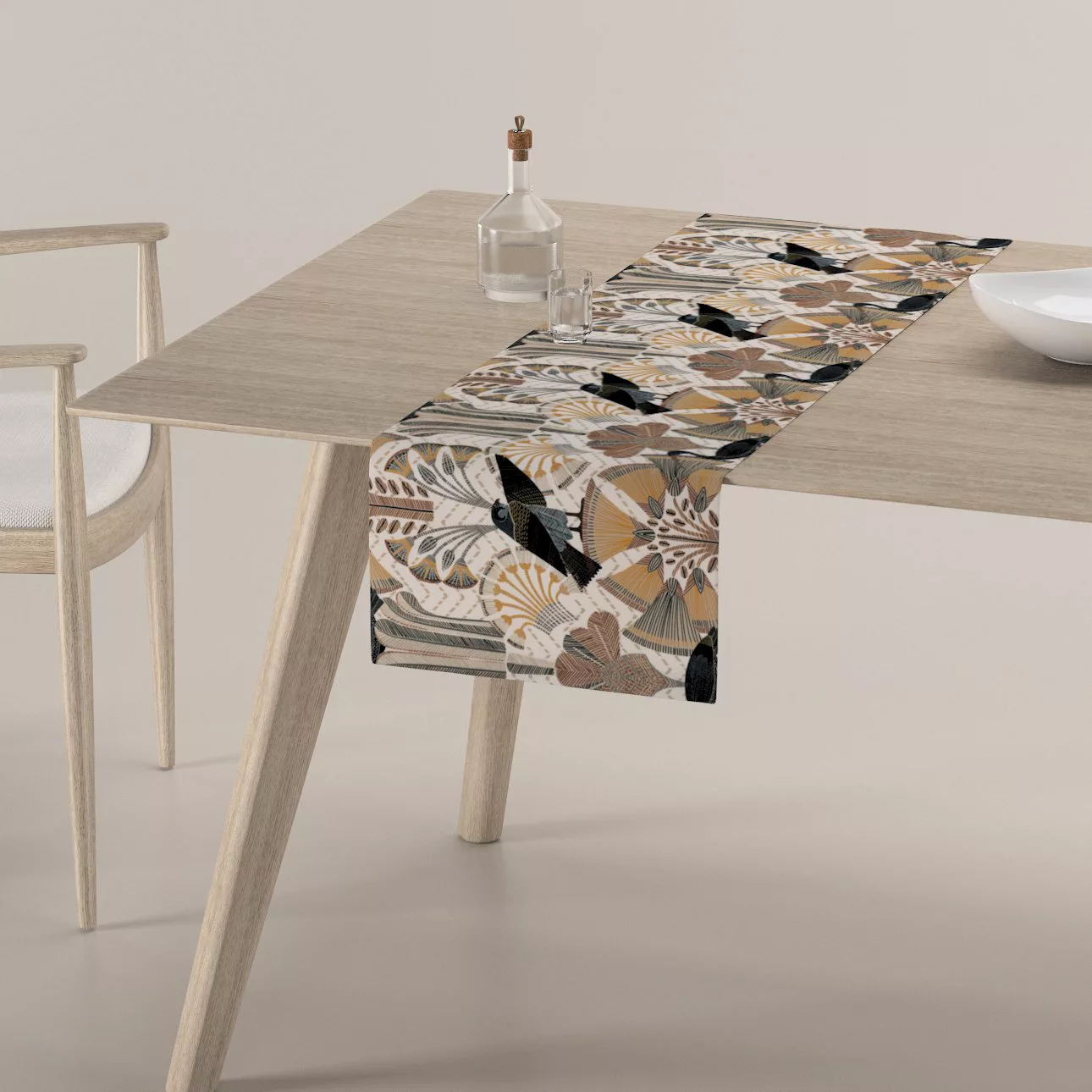Tischläufer, beige-braun, 40 x 130 cm, Eden (144-25) günstig online kaufen