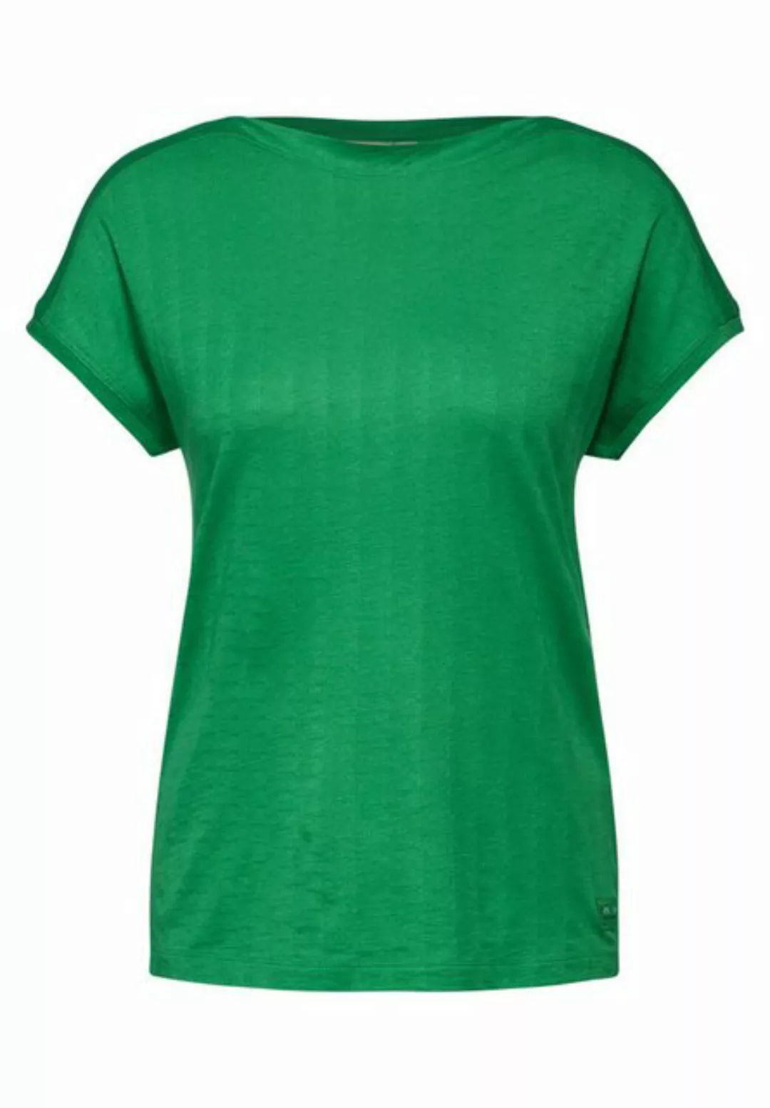 Cecil T-Shirt Solid Structure T-Shirt günstig online kaufen