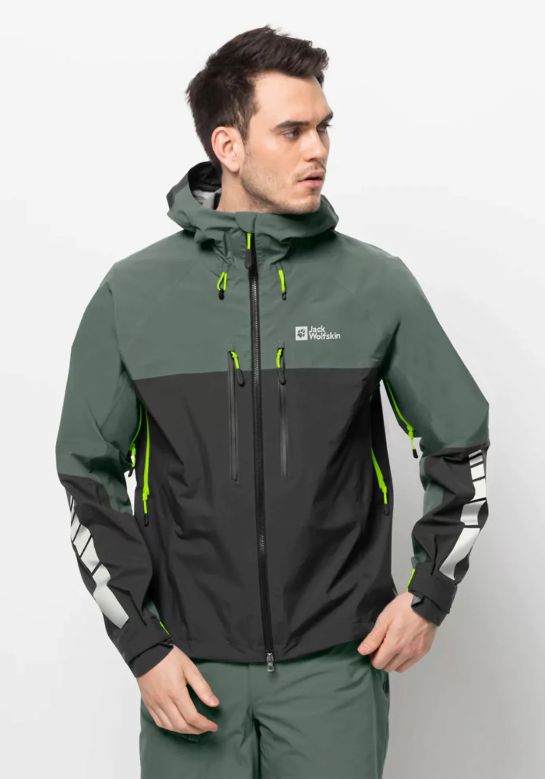 Jack Wolfskin Fahrradjacke "MOROBBIA 3L JKT M", mit Kapuze günstig online kaufen