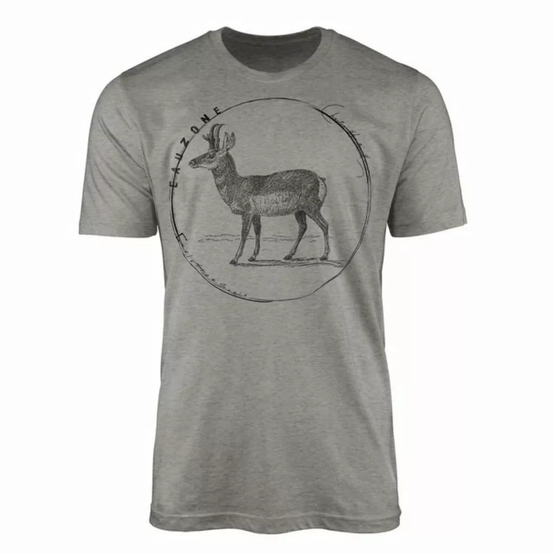 Sinus Art T-Shirt Evolution Herren T-Shirt Gabelbock günstig online kaufen