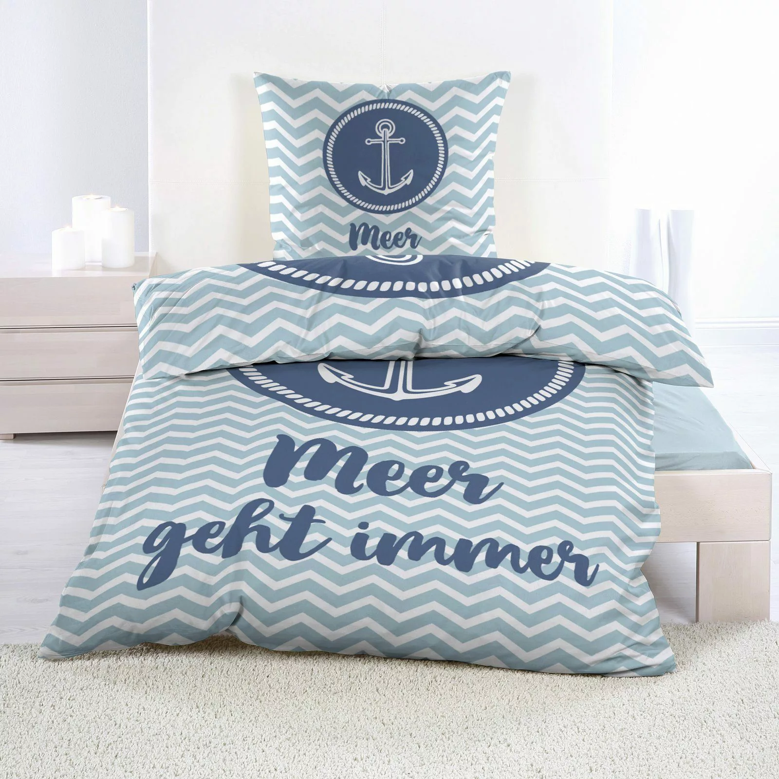 Casa Colori Bettwäsche Renforce Ganzjahres Bettgarnitur günstig online kaufen
