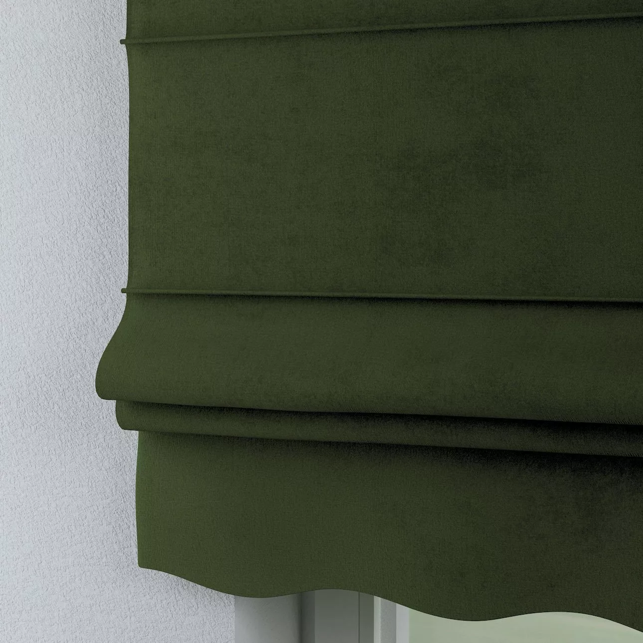 Dekoria Raffrollo Firenze, waldgrün, 110 x 150 cm günstig online kaufen