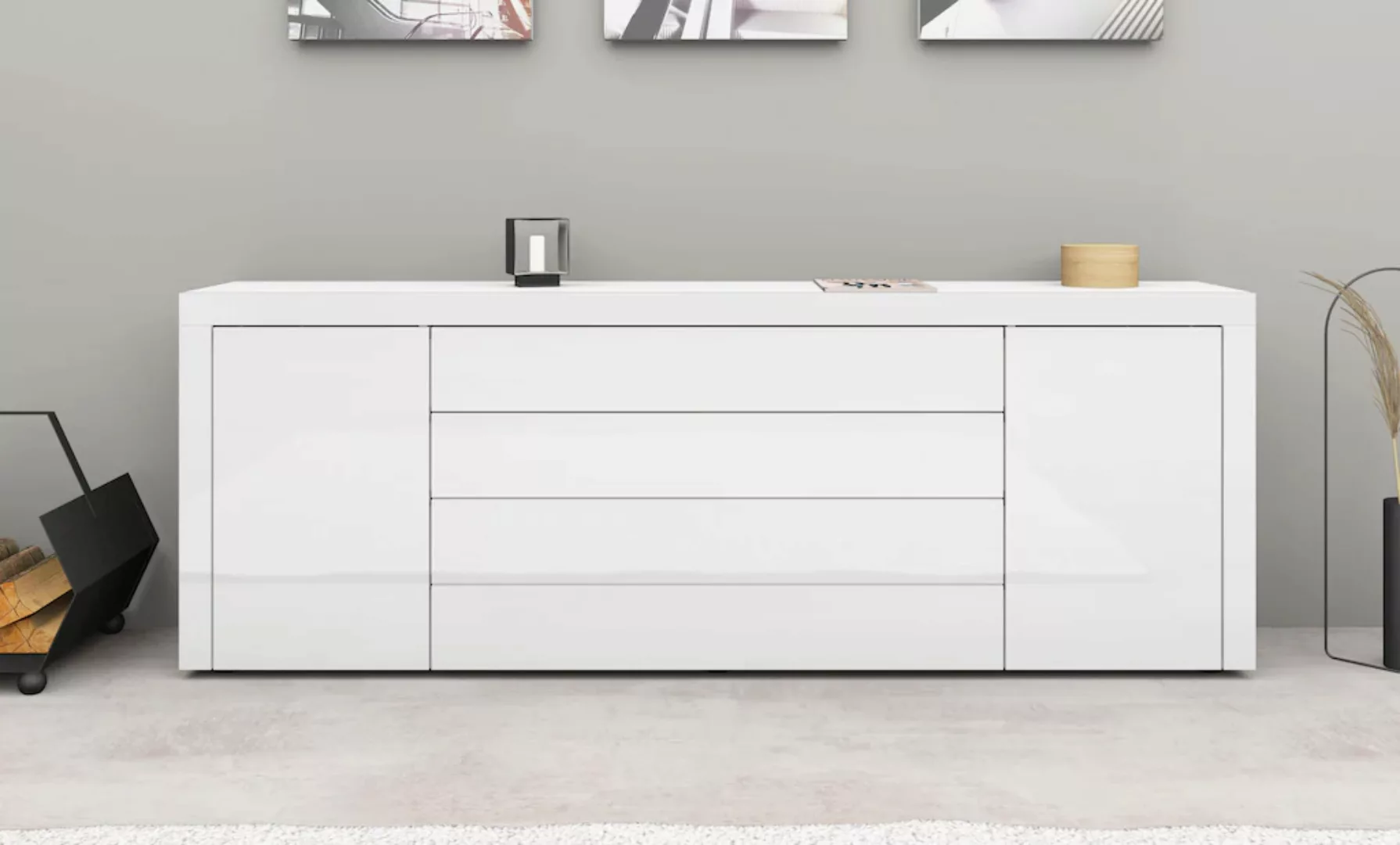 borchardt Möbel Sideboard, Breite 200 cm günstig online kaufen