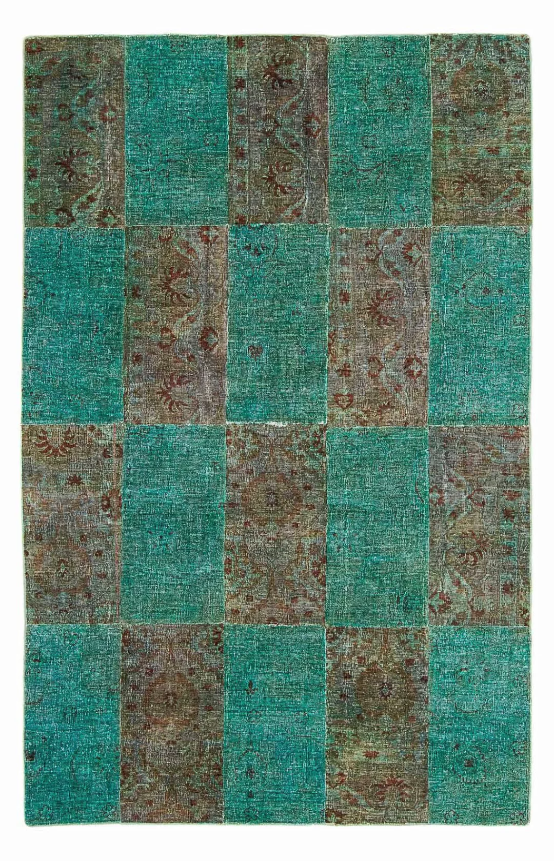 morgenland Wollteppich »Patchwork Patchwork 194 x 146 cm«, rechteckig günstig online kaufen