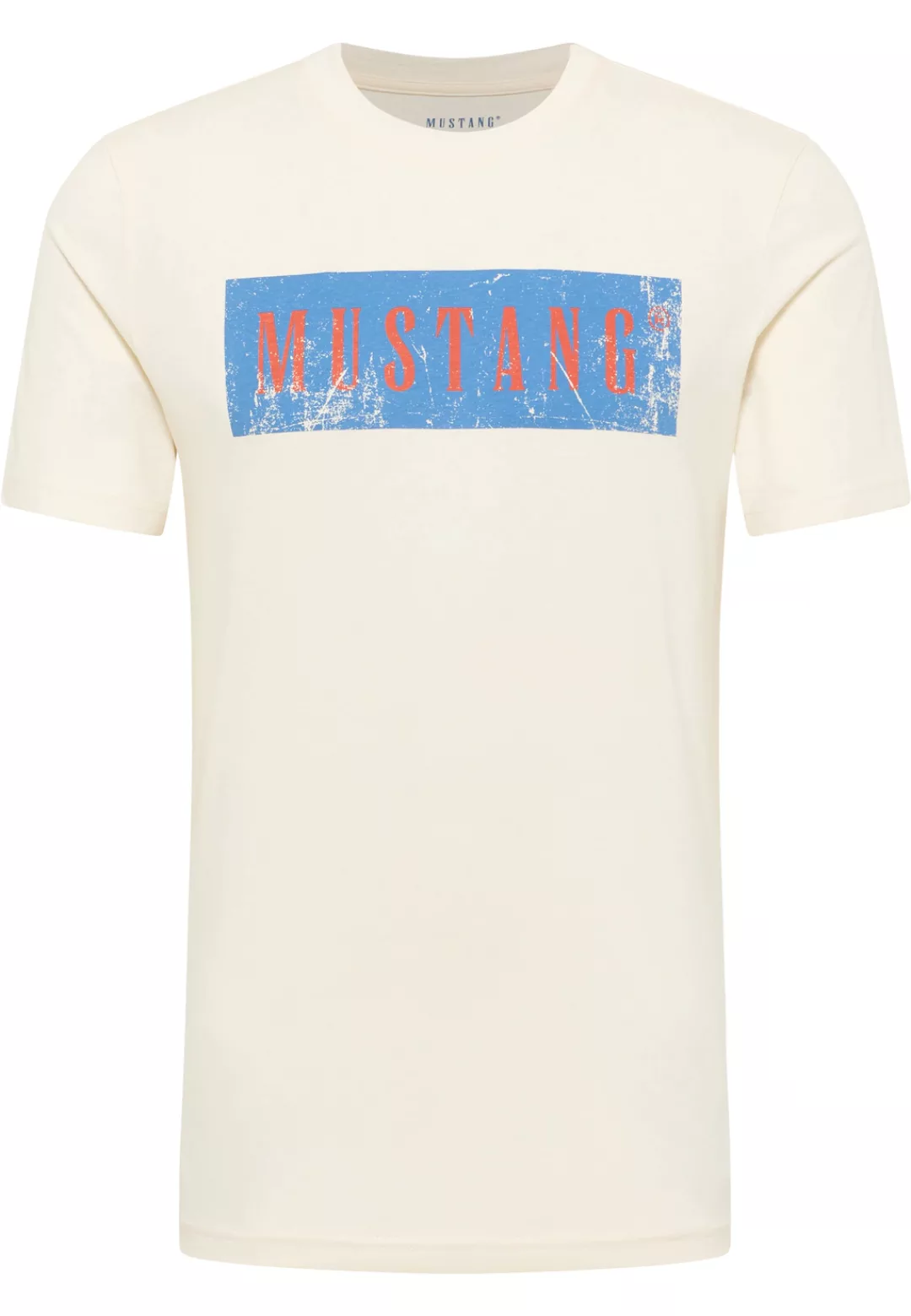 MUSTANG T-Shirt, mit Logo Schriftzug günstig online kaufen