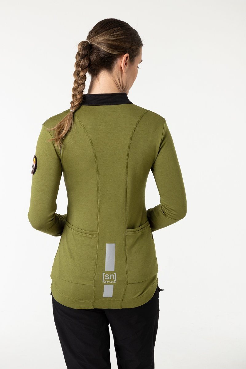 SUPER.NATURAL Radtrikot Merino Fahrradtrikot W GRAVA günstig online kaufen