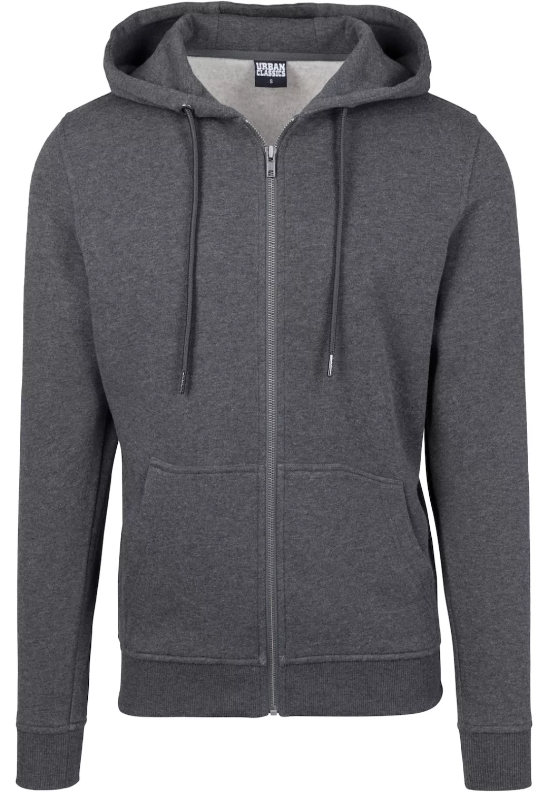 URBAN CLASSICS Sweatjacke "Urban Classics Herren Basic Zip Hoody" günstig online kaufen