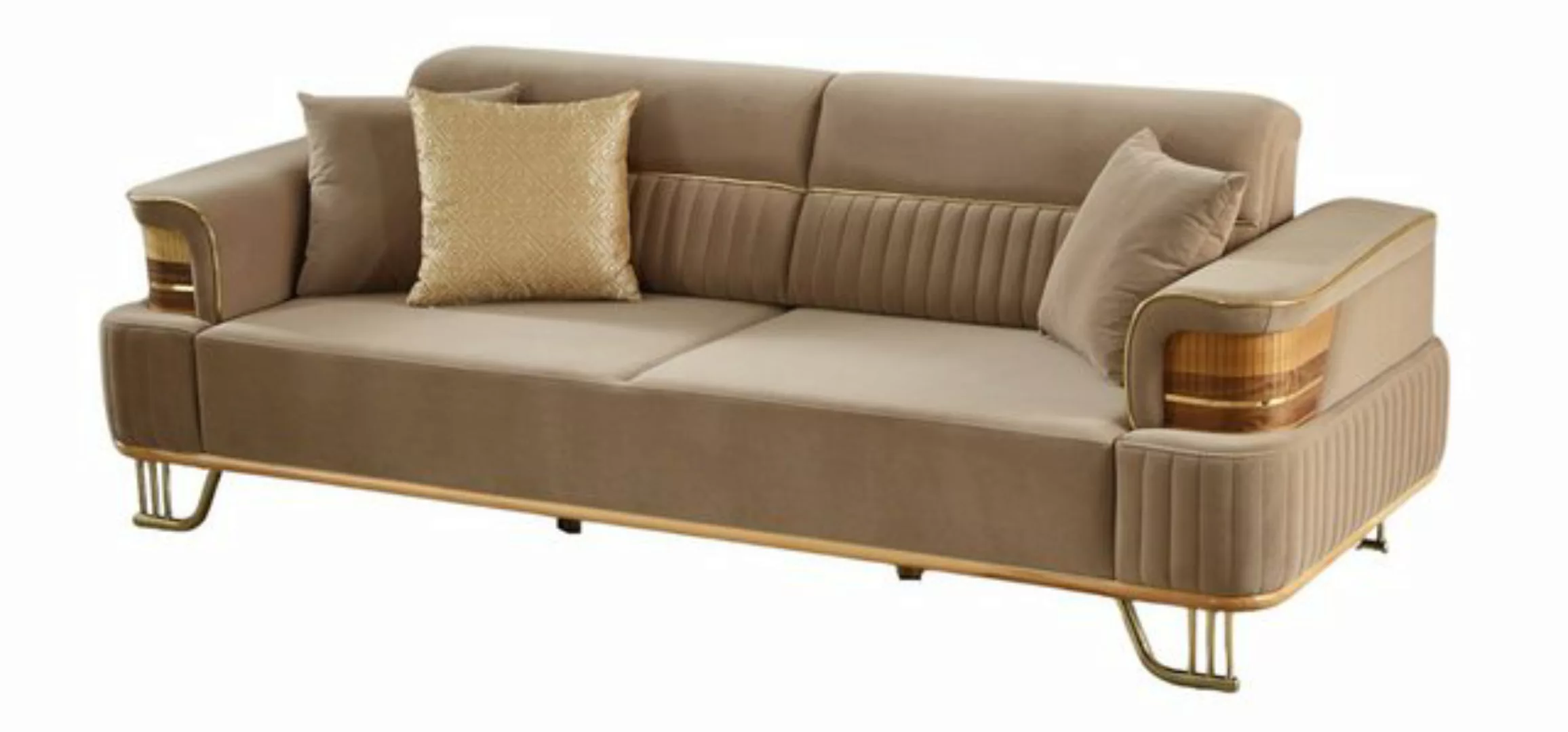 Villa Möbel Sofa Braga, 1 Stk. 3-Sitzer, Hand Made Quality, pflegeleichter günstig online kaufen