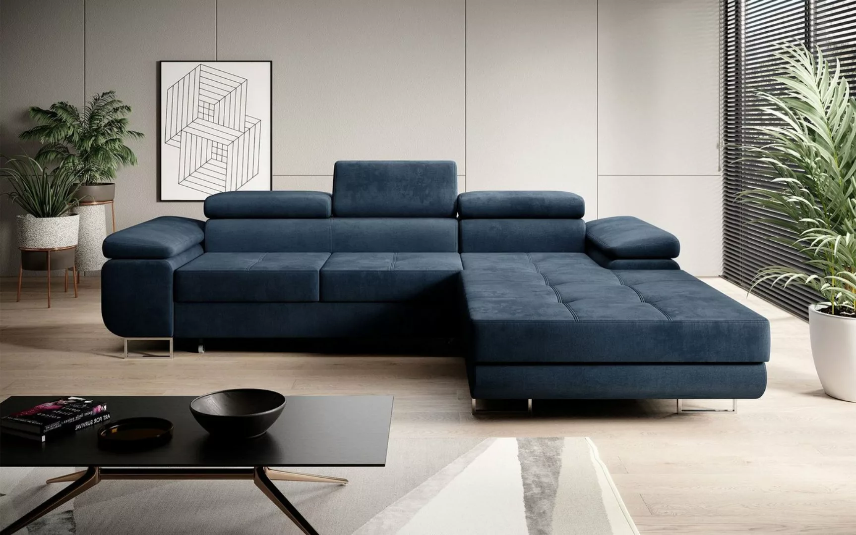 Baidani Sofa Designer Sofa Calvera mit Schlaf- und Klappfunktion, modernes günstig online kaufen