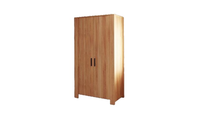 Natur24 Kleiderschrank Kleiderschrank Lubic Kernbuche 111x60x205 mit 2 Türe günstig online kaufen