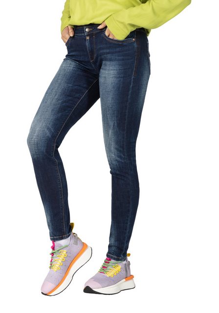 TIMEZONE Damen Jeans SLIM ENAYTZ WOMANSHAPE - Slim Fit - Blau - Fierce Blue günstig online kaufen