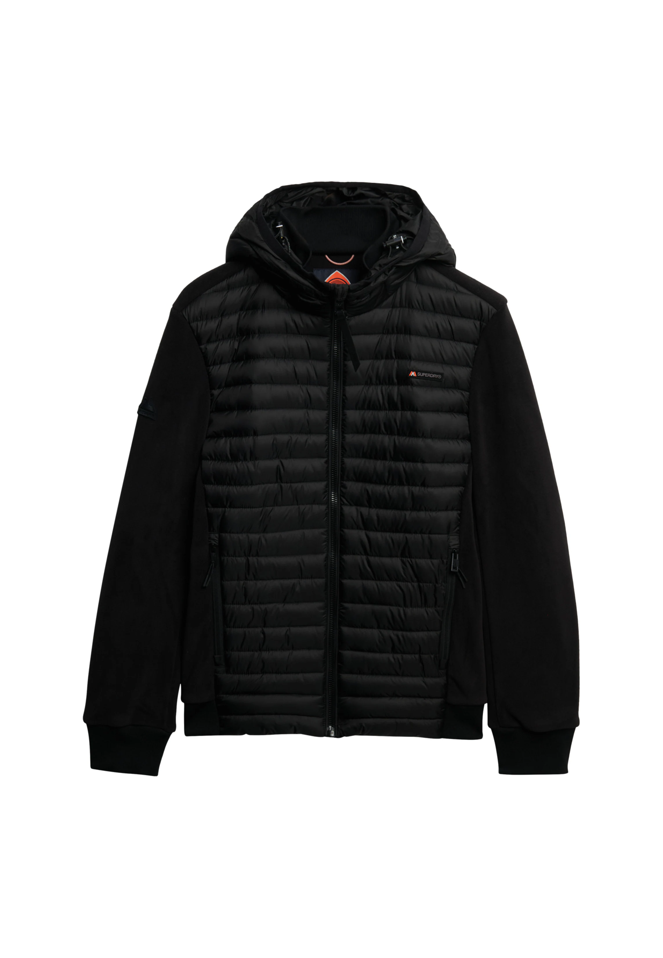 Superdry Steppjacke "HOOD STORM FLEECE HYBRID JKT", mit Kapuze günstig online kaufen