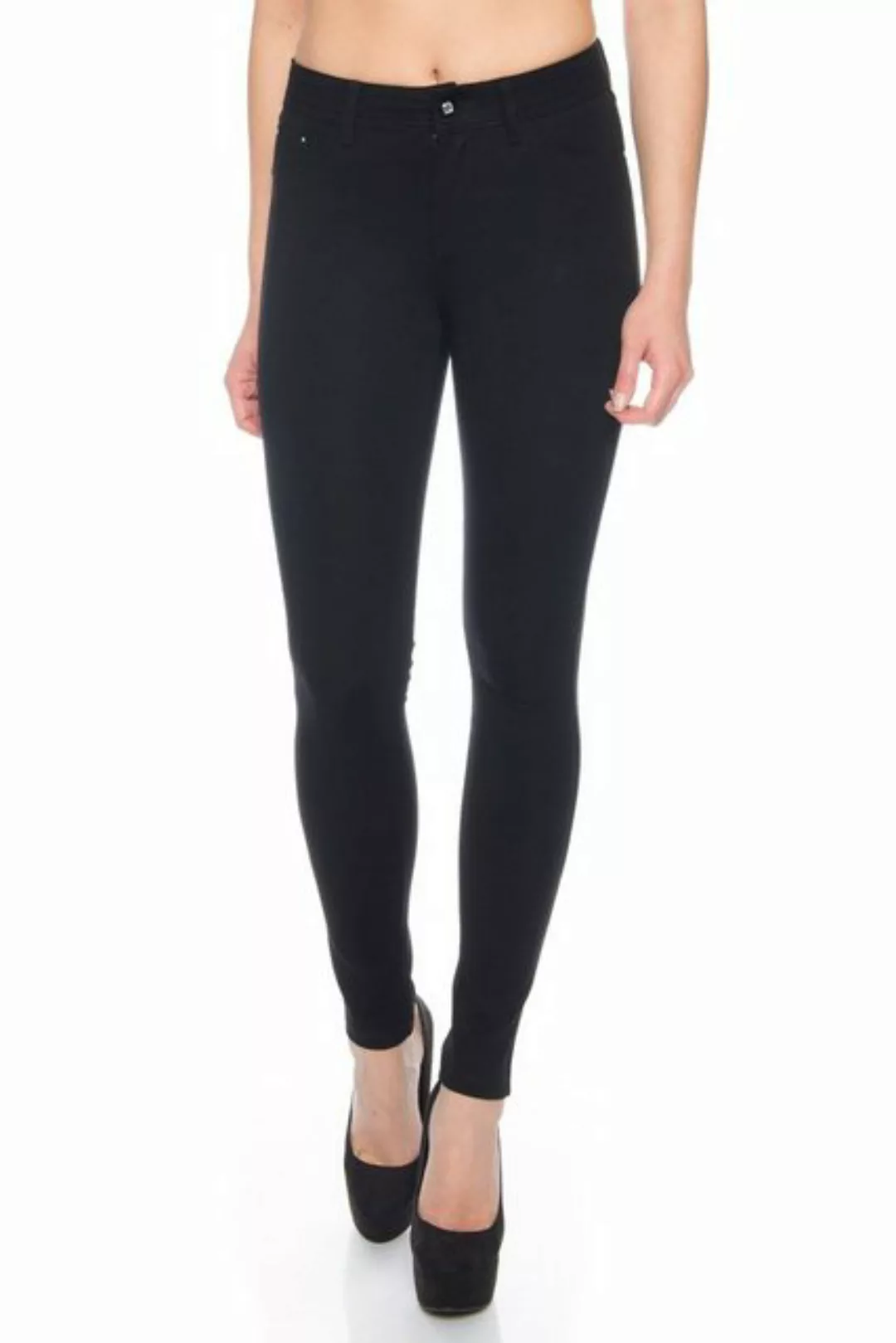 BENK Leggings Stretch Hose Jeans Look Röhre Skinny Jeggings Leggings Treggi günstig online kaufen