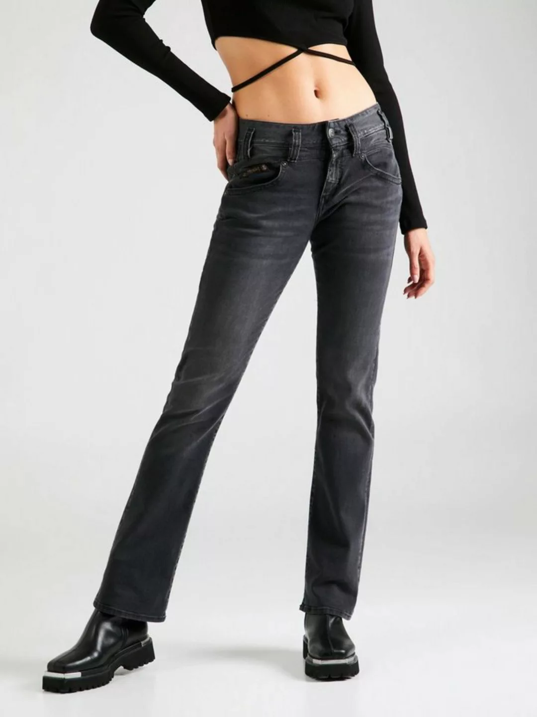 Herrlicher Bootcut-Jeans (1-tlg) Plain/ohne Details günstig online kaufen