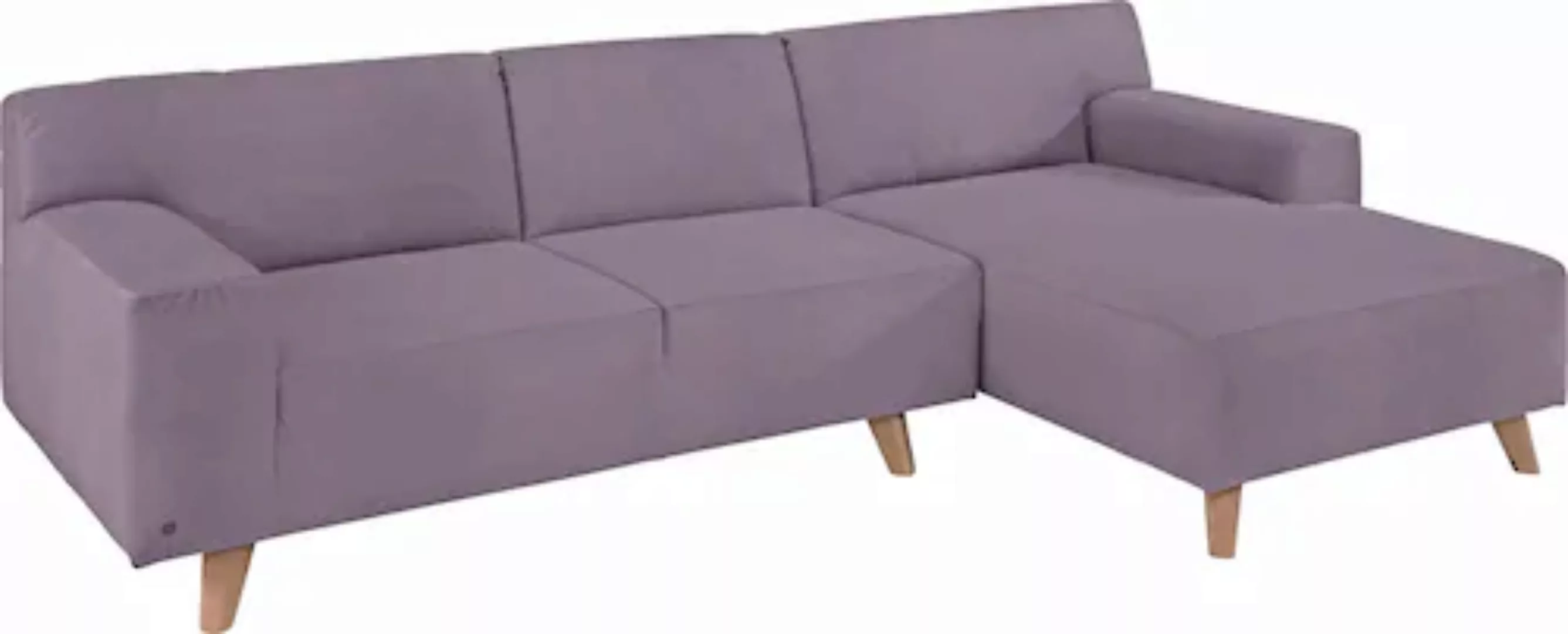 TOM TAILOR HOME Ecksofa »NORDIC PURE«, mit Recamiere, im Retrolook, Füße Bu günstig online kaufen