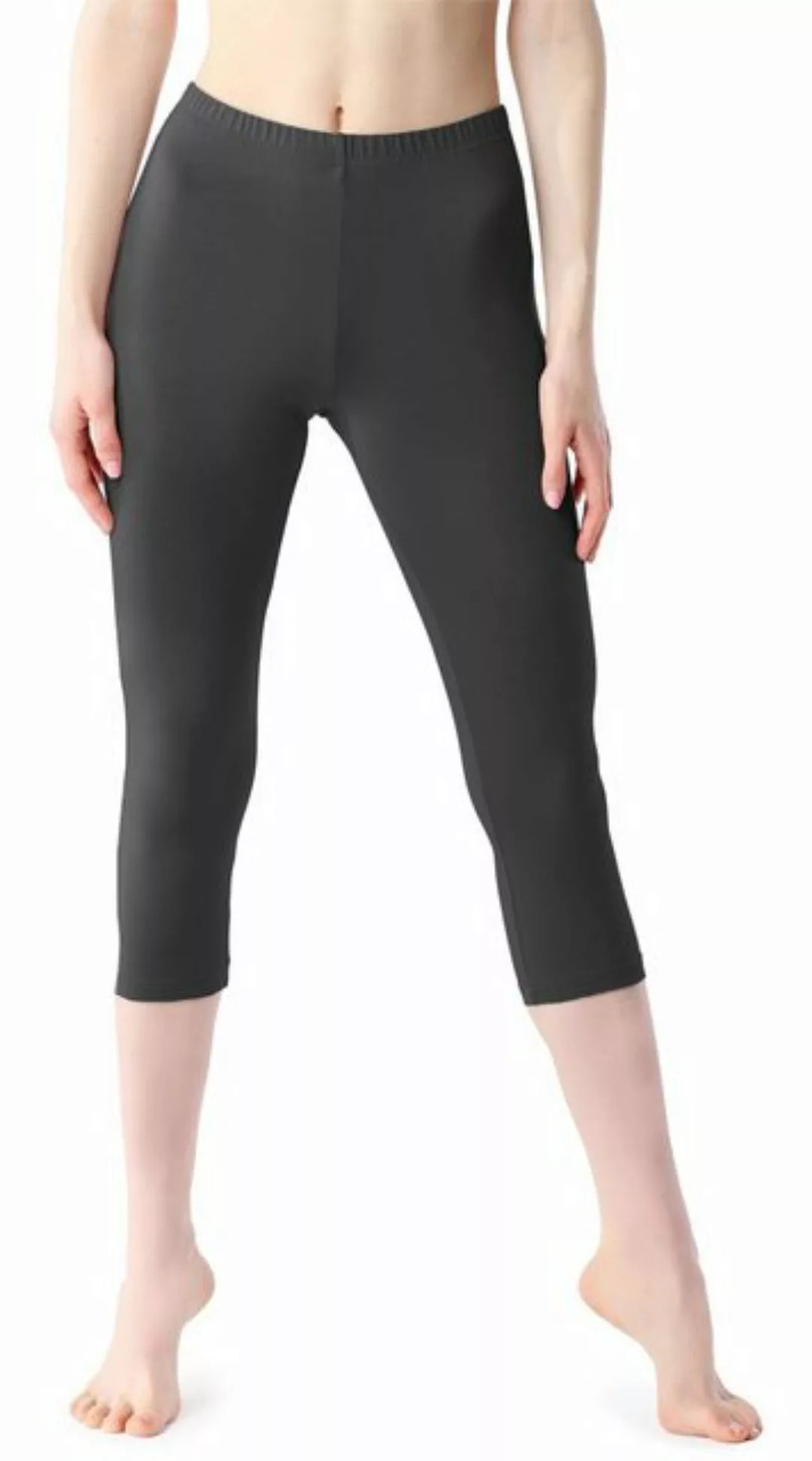 Bellivalini Leggings Damen Hose 3/4 aus Viskose BLV50-204 (1-tlg) elastisch günstig online kaufen