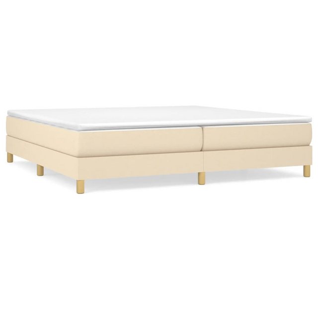 Vidaxl Boxspringbett Creme 200x200 Cm Stoff günstig online kaufen