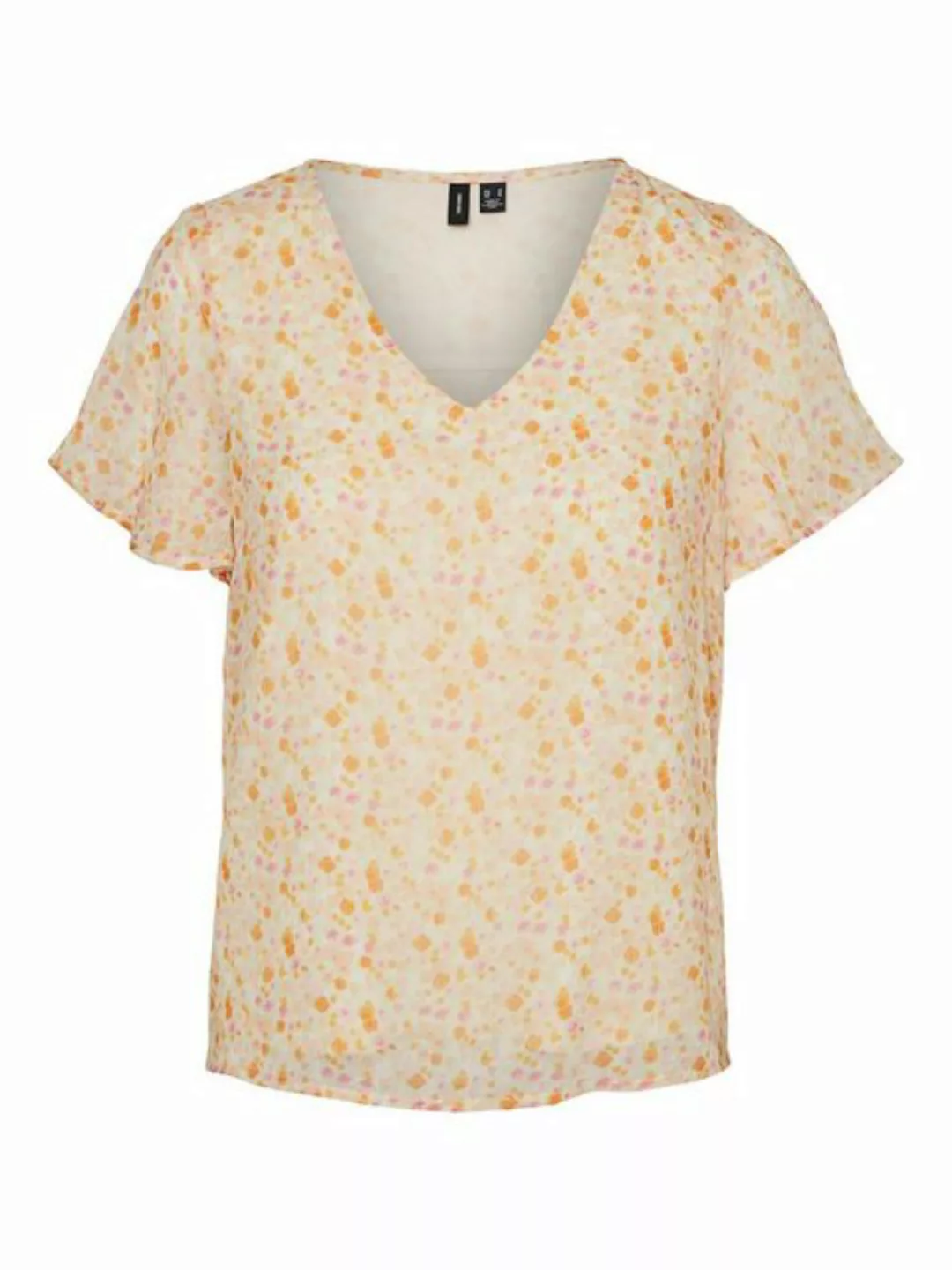 Vero Moda T-Shirt VMSMILLA SS V-NECK TOP WVN GA günstig online kaufen