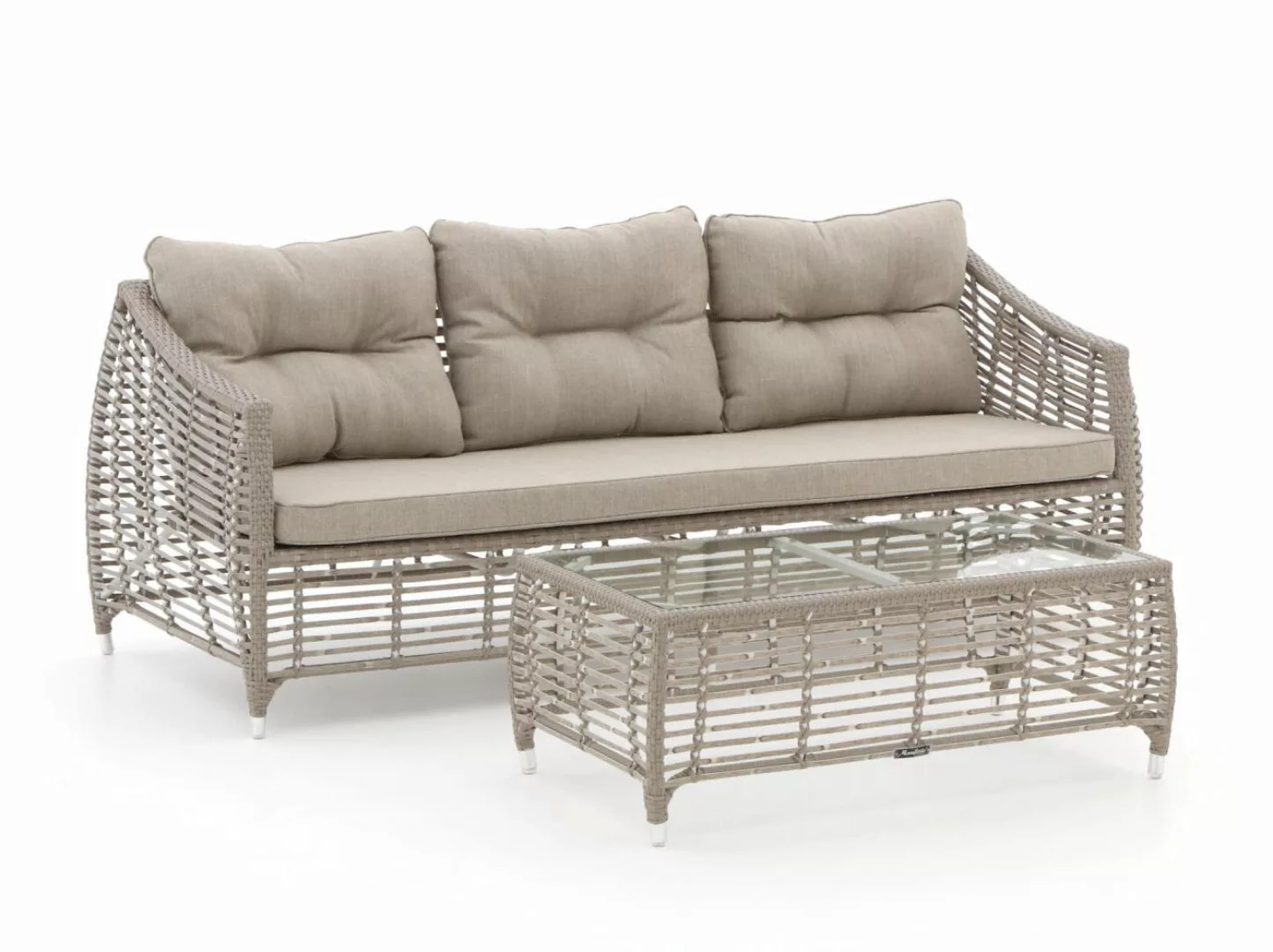 Manifesto Ortello Gartensofa 208 cm inkl. Loungetisch günstig online kaufen