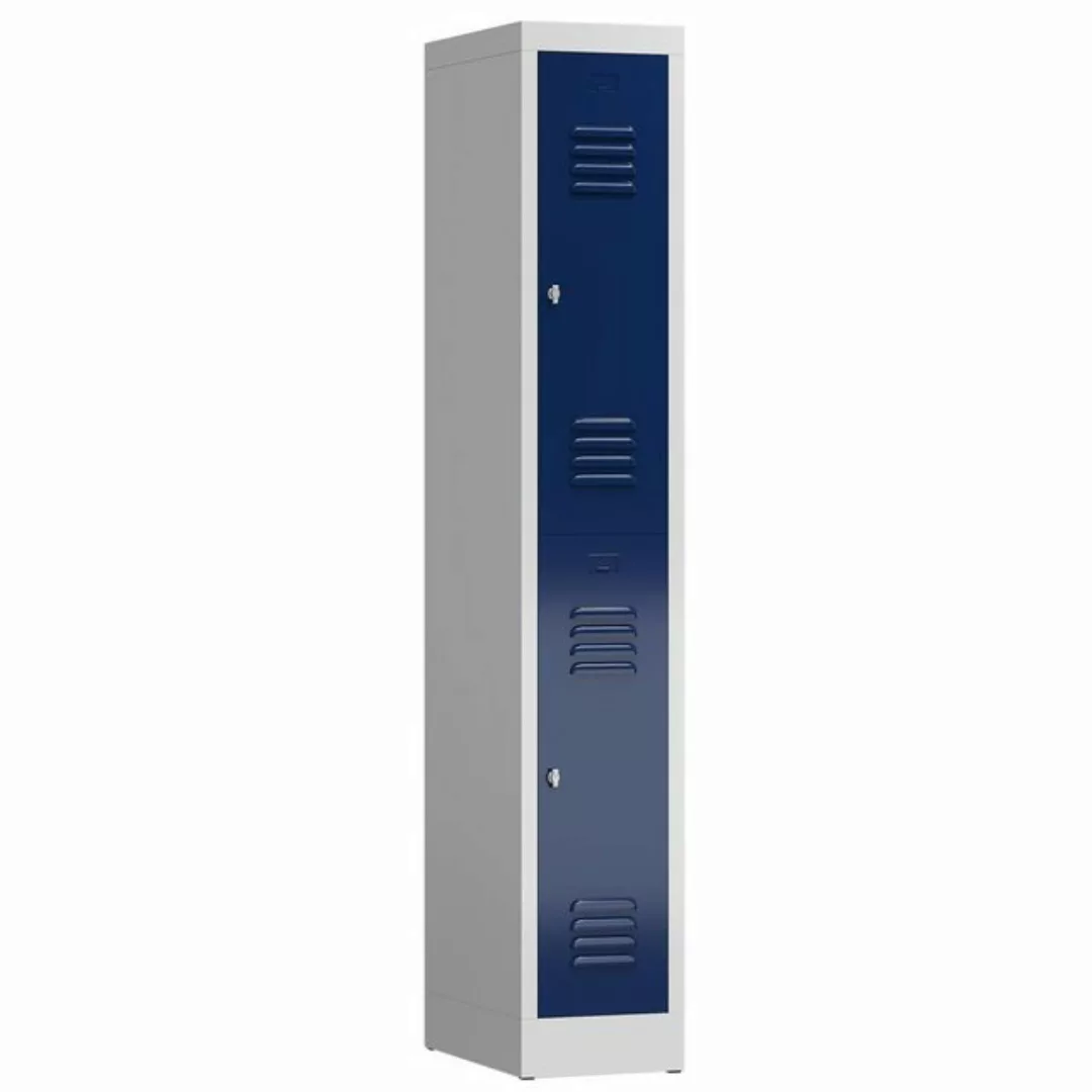 möbel-direkt.de Garderobenschrank Metallspind ClassiX Double Basic (komplet günstig online kaufen